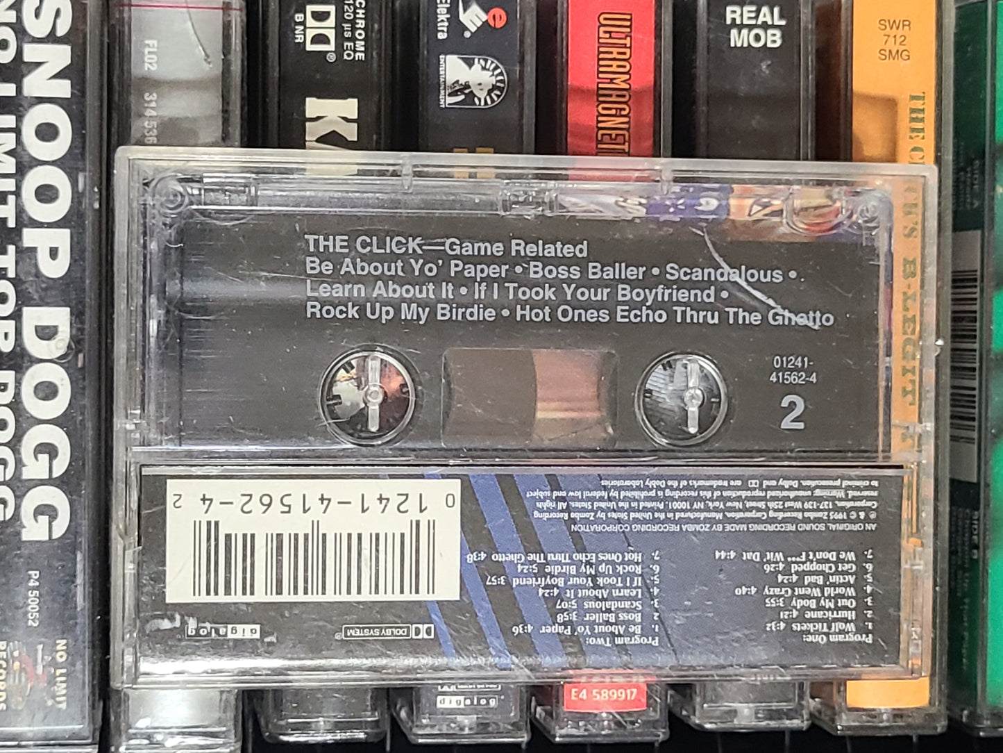 The Click Game Related Cassette Tape E-40 B-Legit Rare HTF OOP