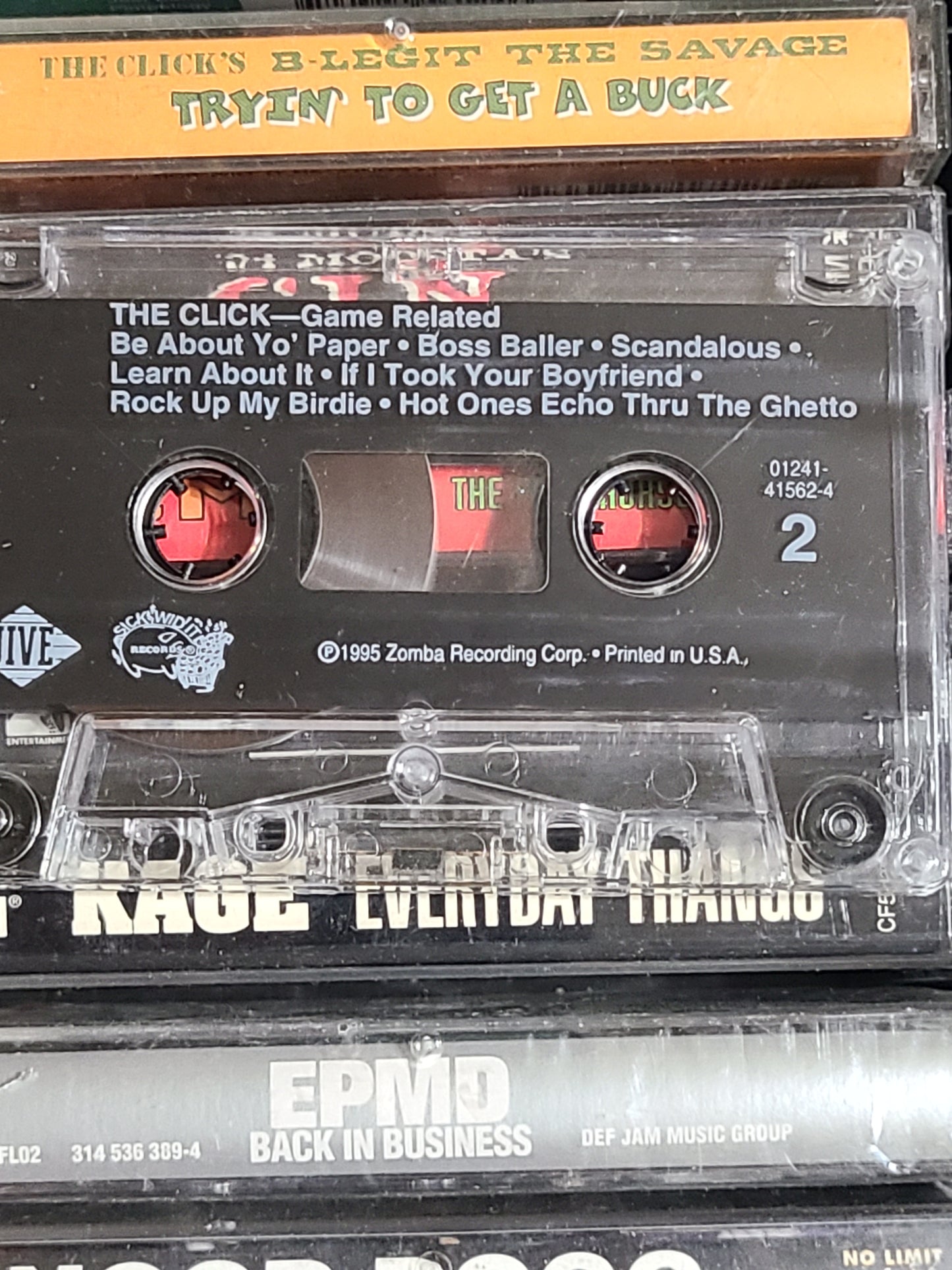 The Click Game Related Cassette Tape E-40 B-Legit Rare HTF OOP