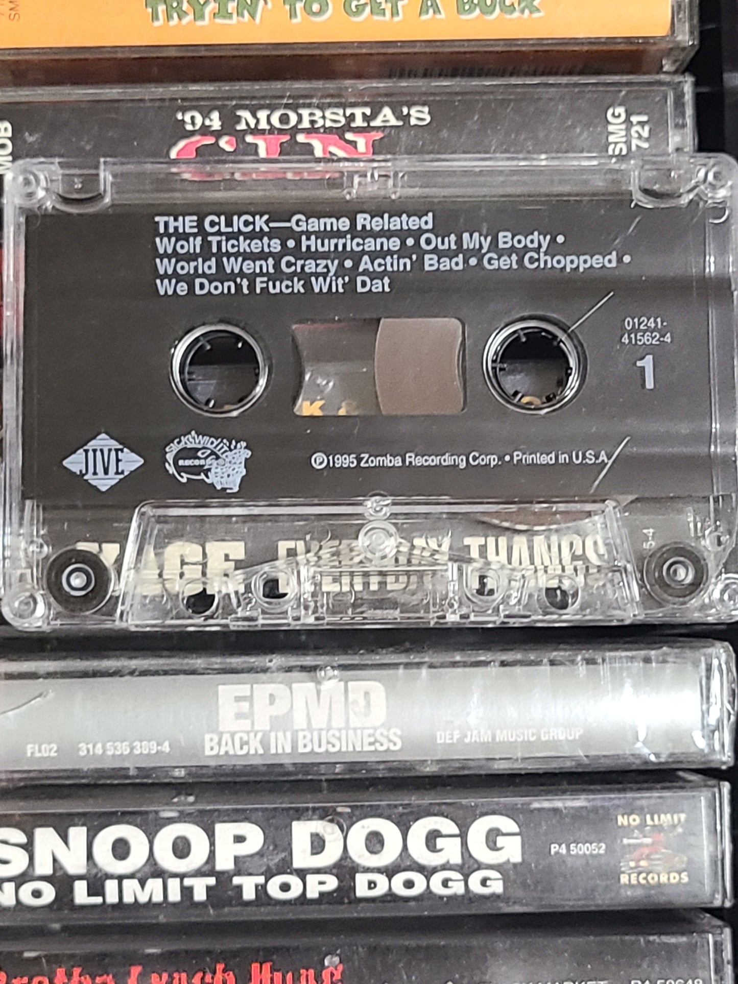 The Click Game Related Cassette Tape E-40 B-Legit Rare HTF OOP