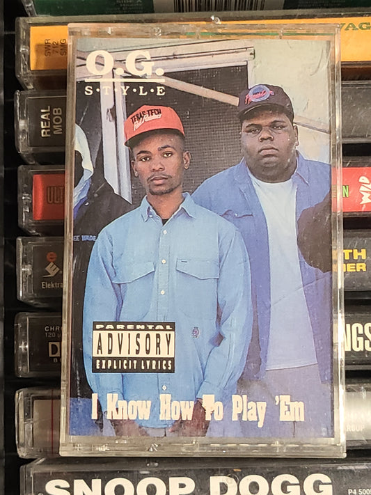 O.G. STYLE I Know How To Play Em Cassette Rare HTF OOP