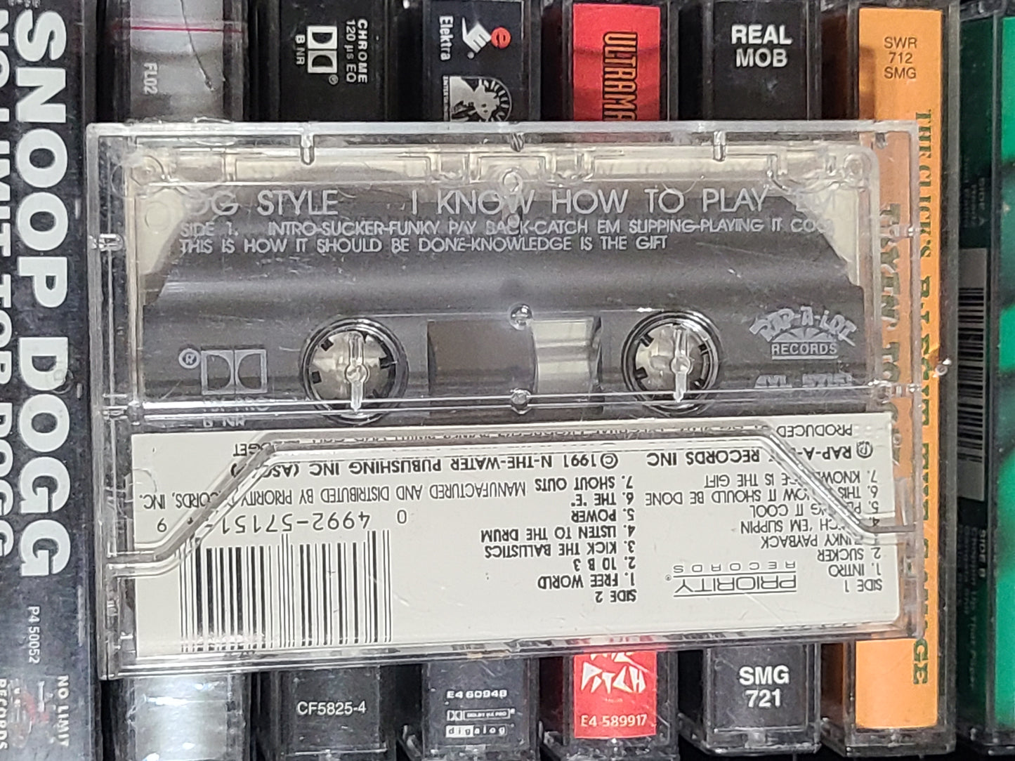 O.G. STYLE I Know How To Play Em Cassette Rare HTF OOP