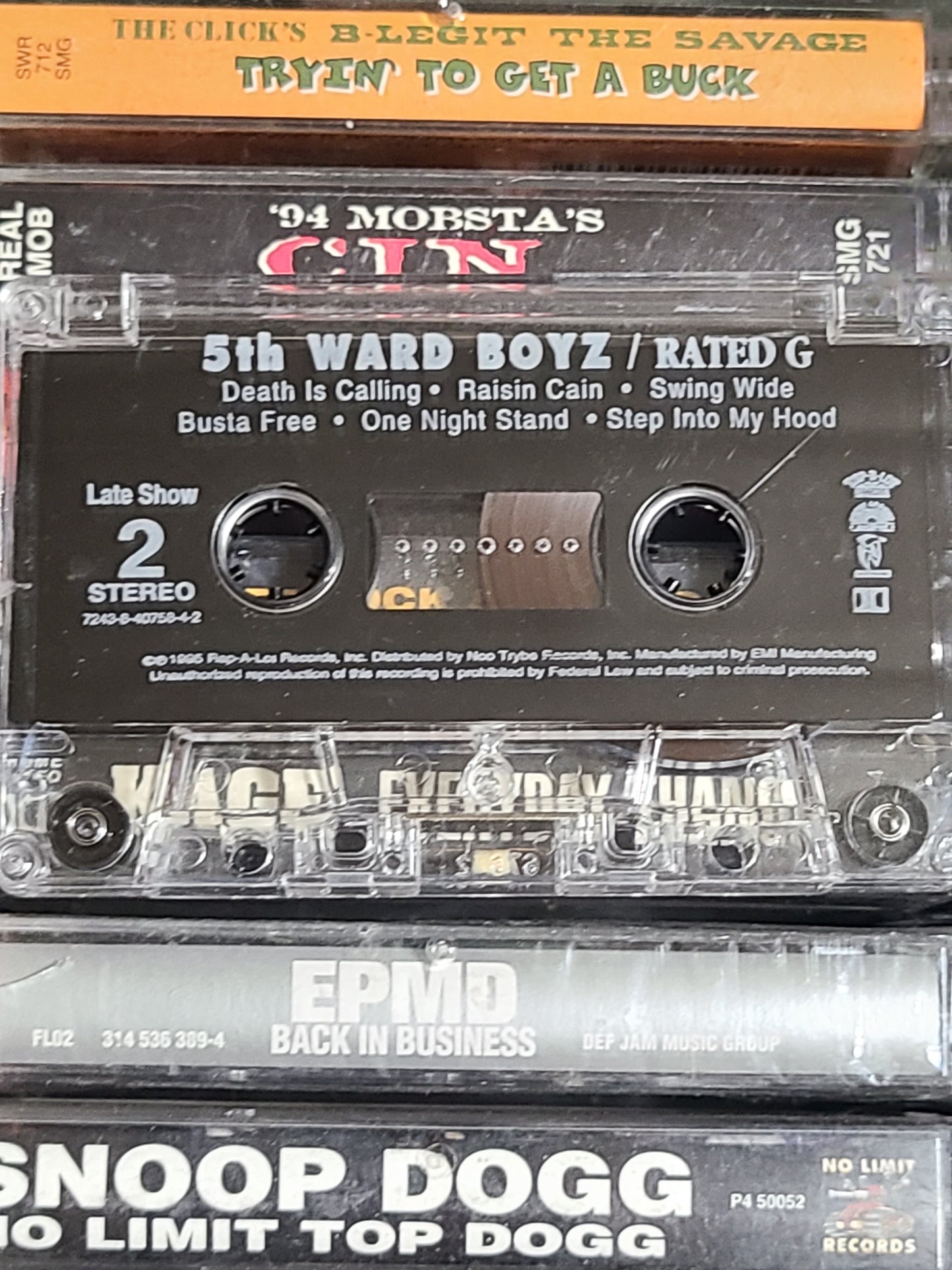 5th Ward Boyz Rated G Cassette Tape Pimp C Flesh Bone Thugs Scarface