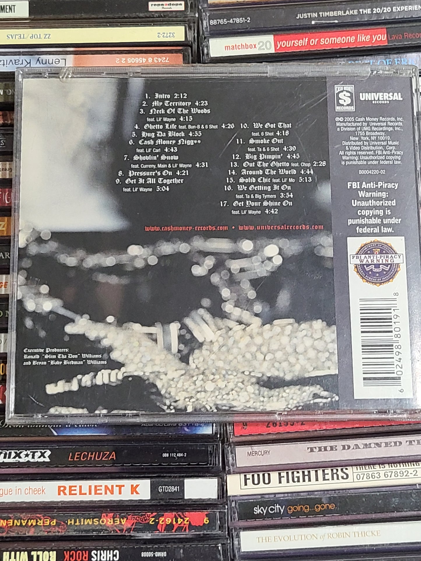 Birdman Fast Money CD Bun B Lil Wayne Big Tymers Cash Money