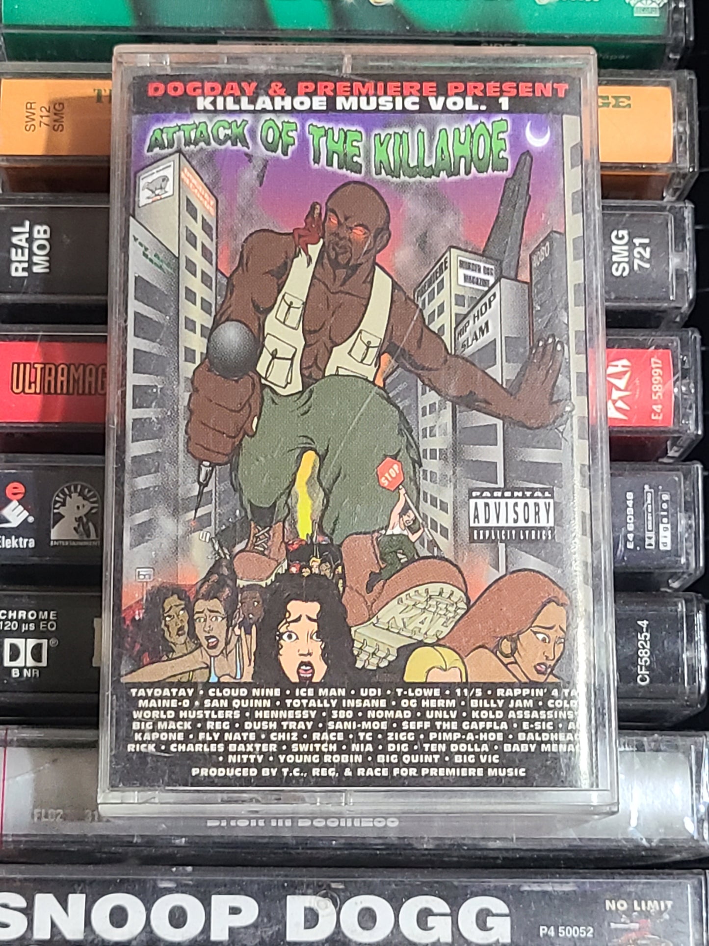Killahoe Music Vol. 1 Attack Of The Killahoe Cassette San Quinn Totally Insane
