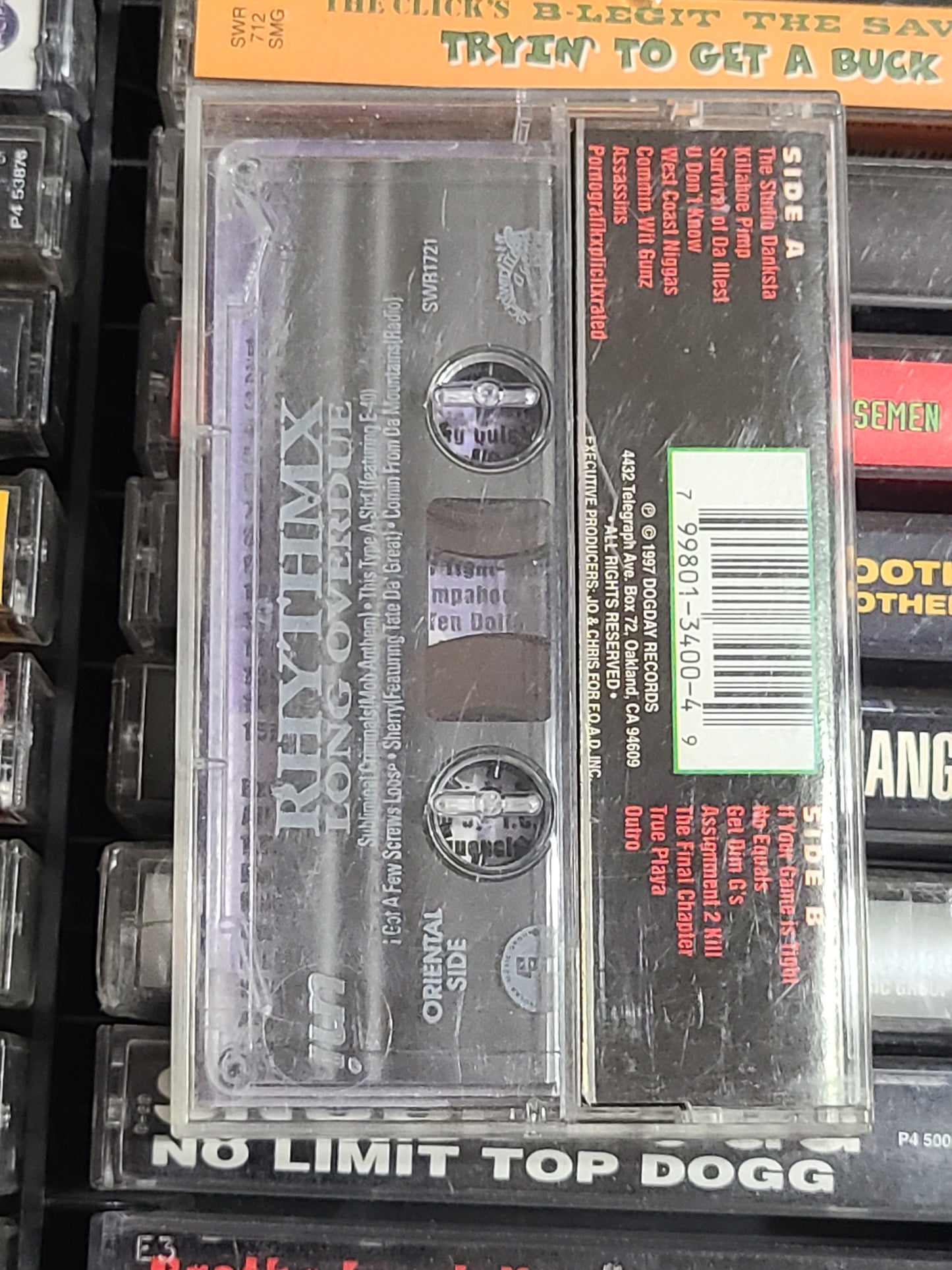 Killahoe Music Vol. 1 Attack Of The Killahoe Cassette San Quinn Totally Insane