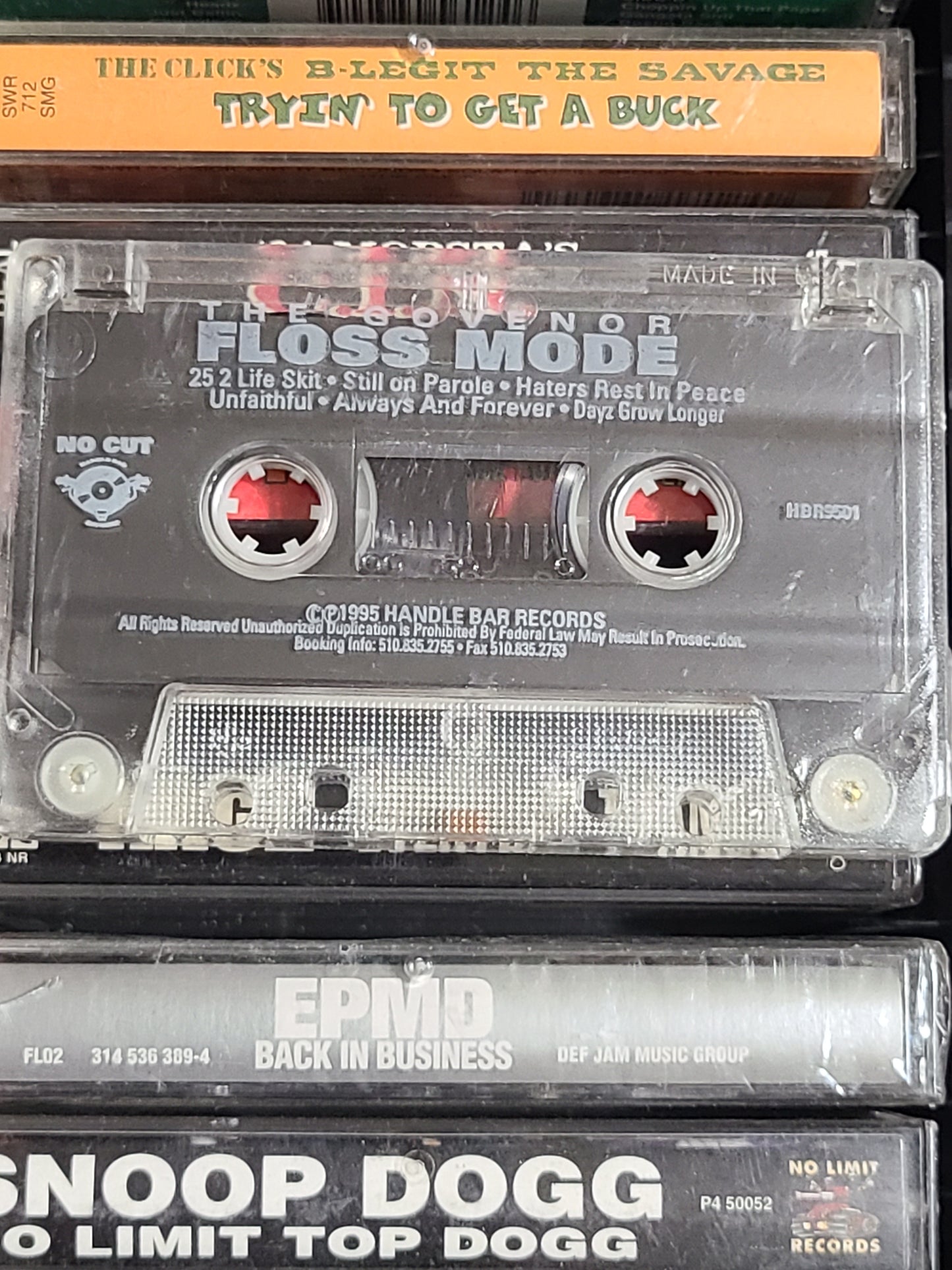 The Govenor Floss Mode Cassette 2pac Richie Rich Luniz Rare HTF OOP