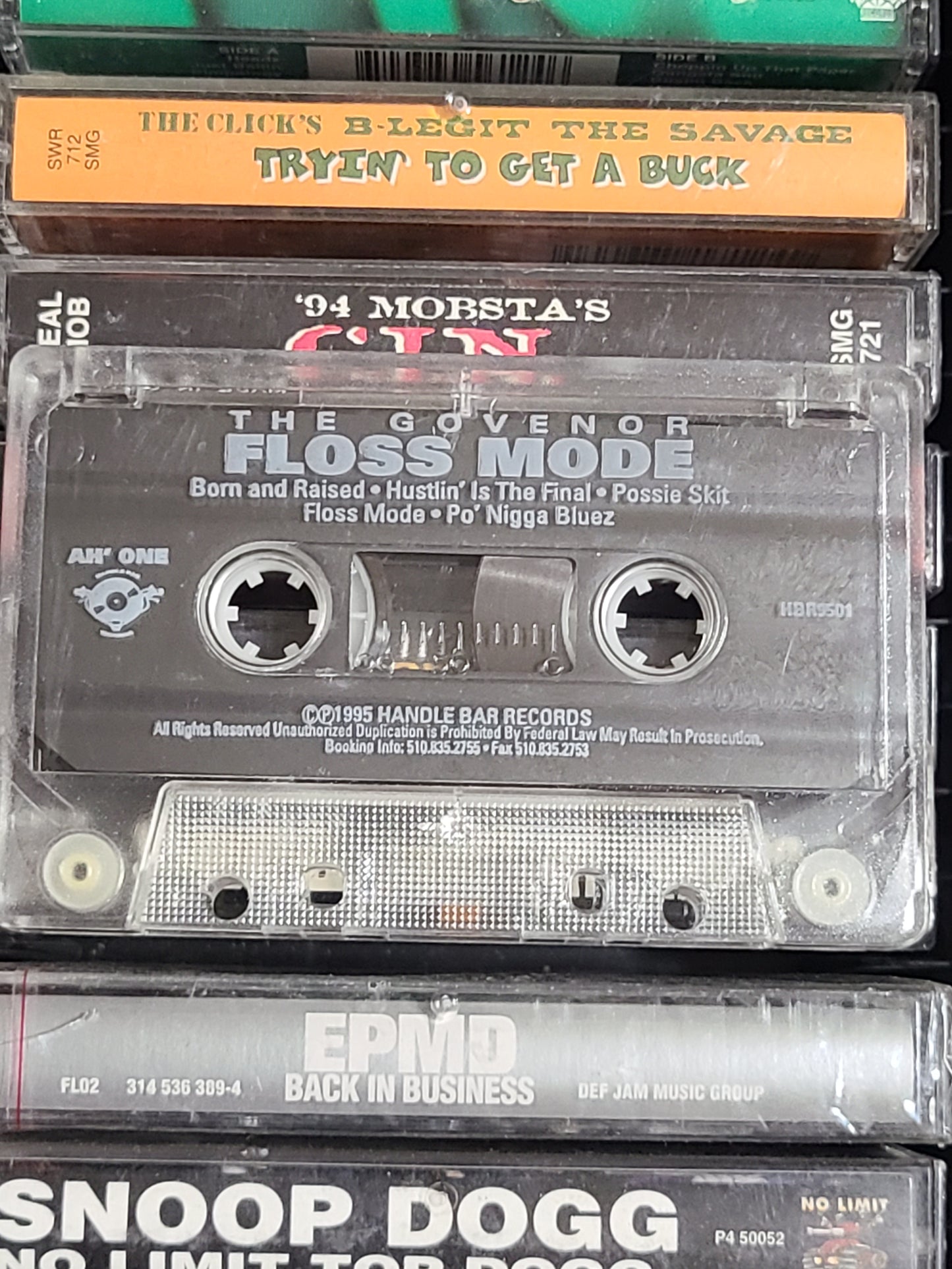 The Govenor Floss Mode Cassette 2pac Richie Rich Luniz Rare HTF OOP