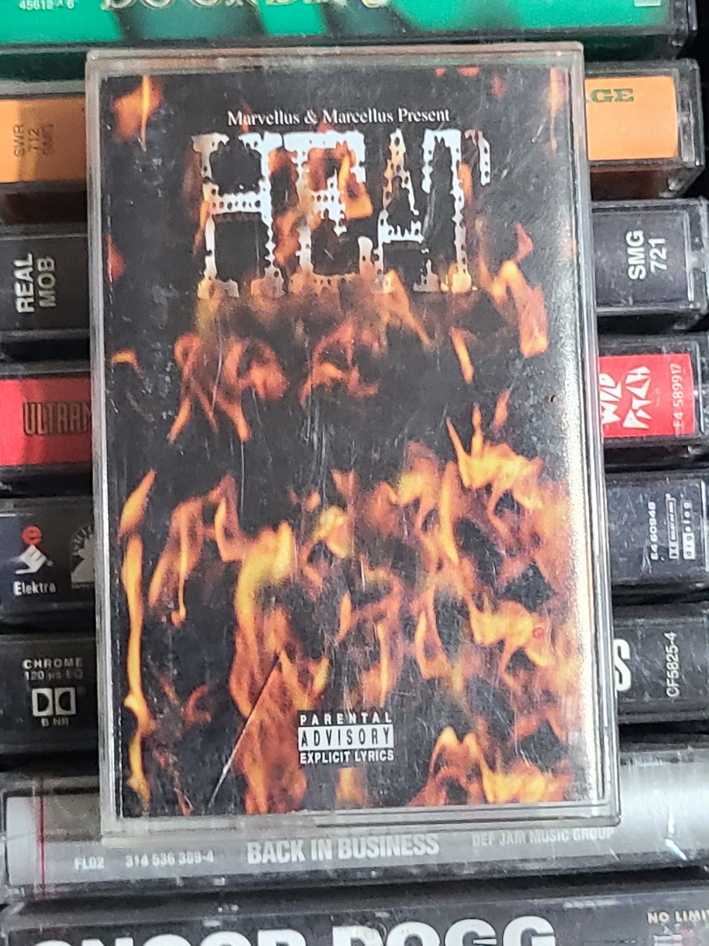 Marvellus & Marcellus Presents Heat Cassette Tape 2Pac Snoop e40 Dru Down