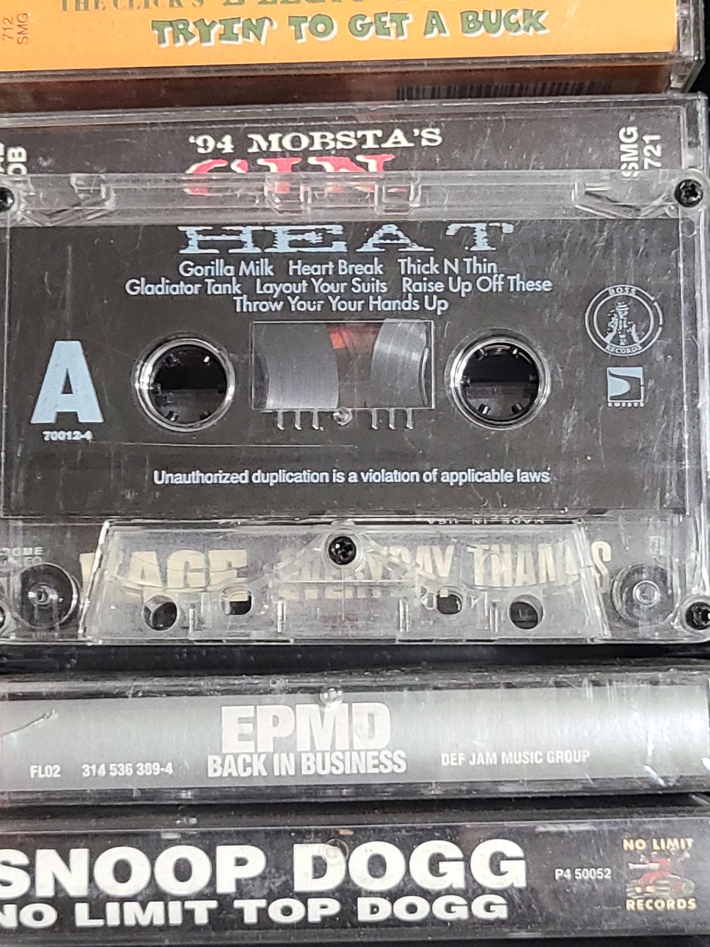 Marvellus & Marcellus Presents Heat Cassette Tape 2Pac Snoop e40 Dru Down