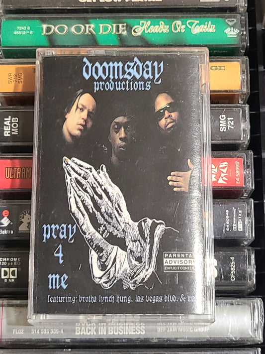 Doomsday Productions - Pray 4 Me  Cassette Brotha Lynch Rare HTF OOP