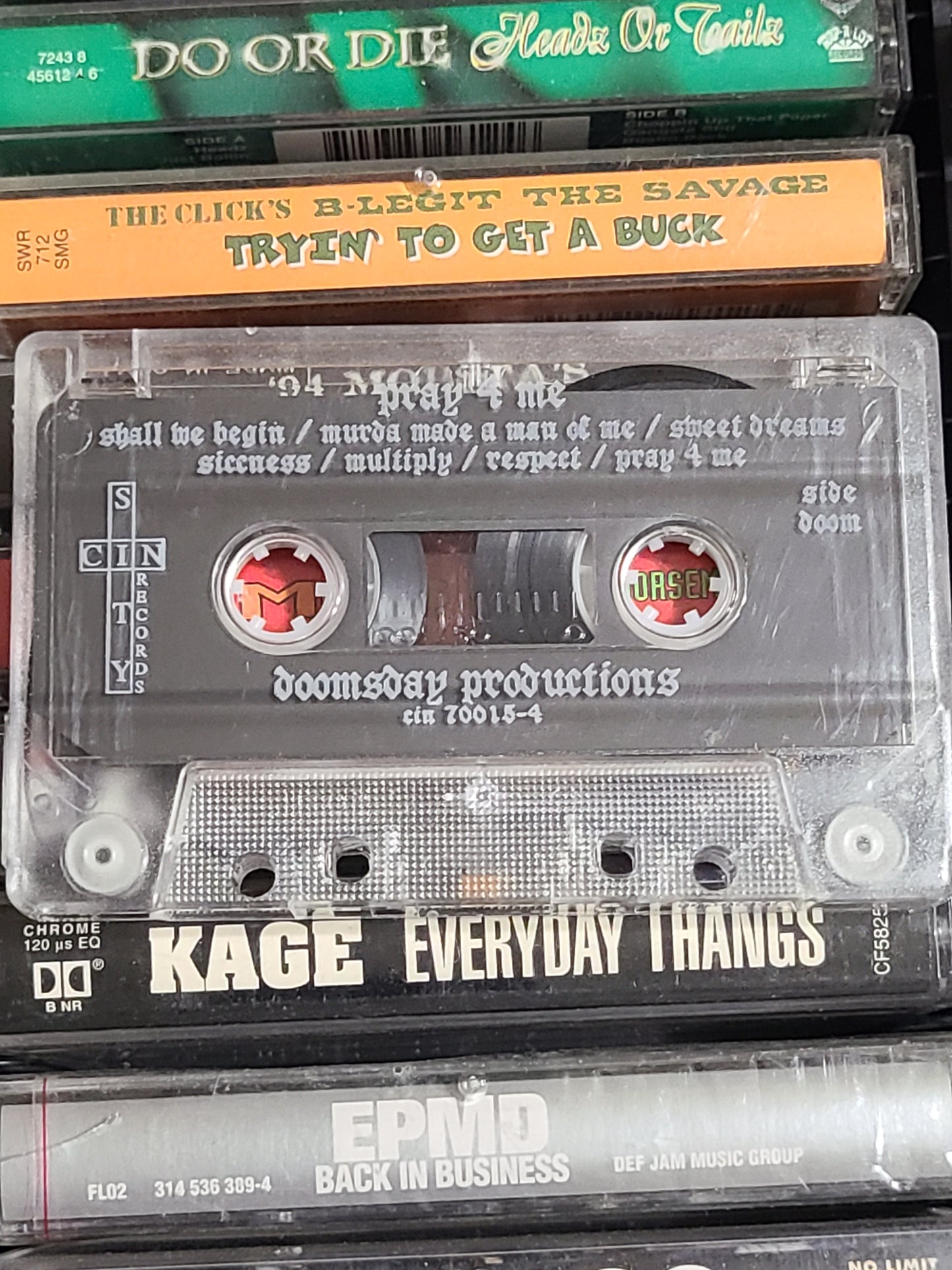 Doomsday Productions - Pray 4 Me  Cassette Brotha Lynch Rare HTF OOP