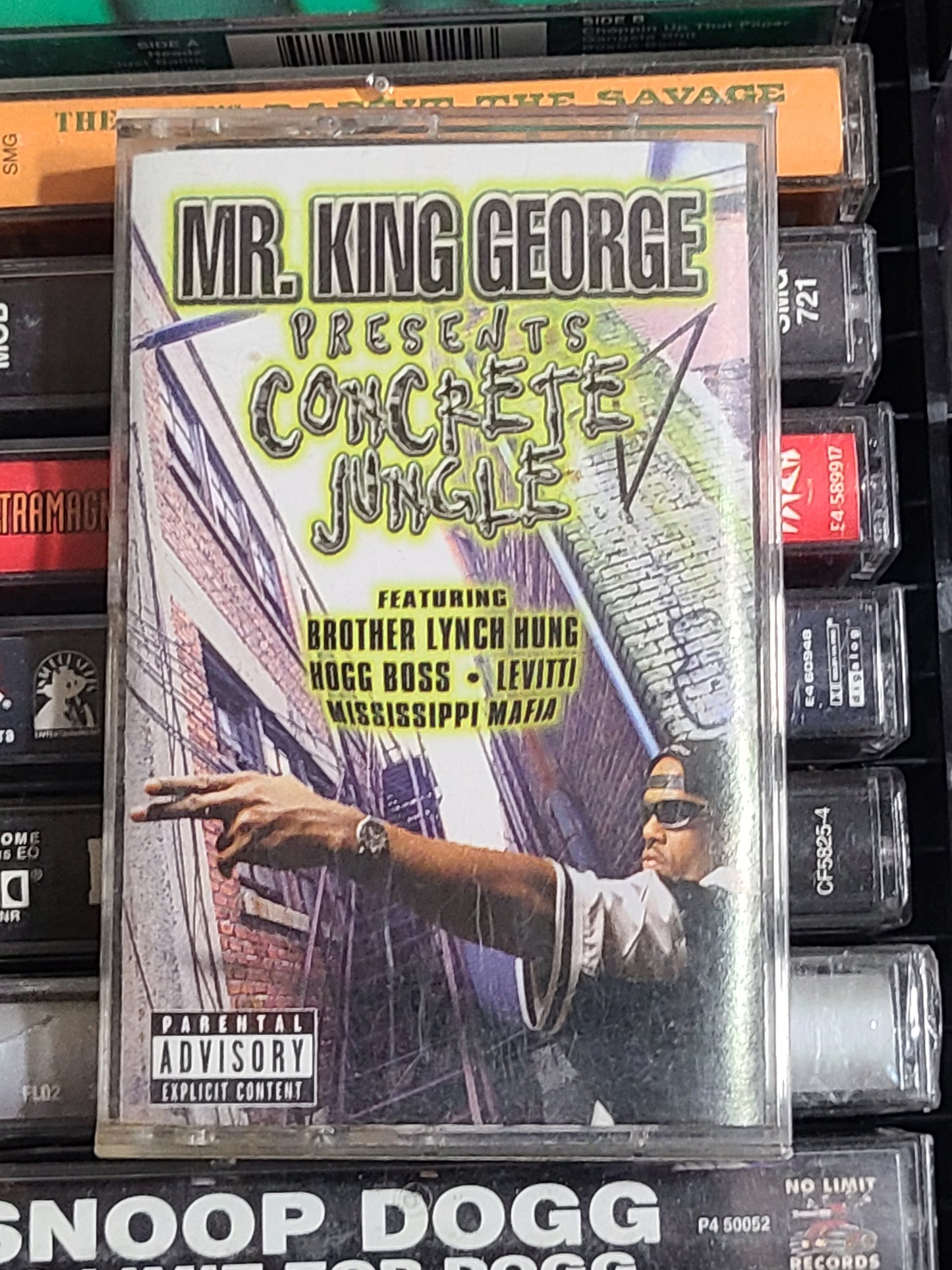 King George Presents Concrete Jungle Cassette Brotha Lynch Rare HTF OOP