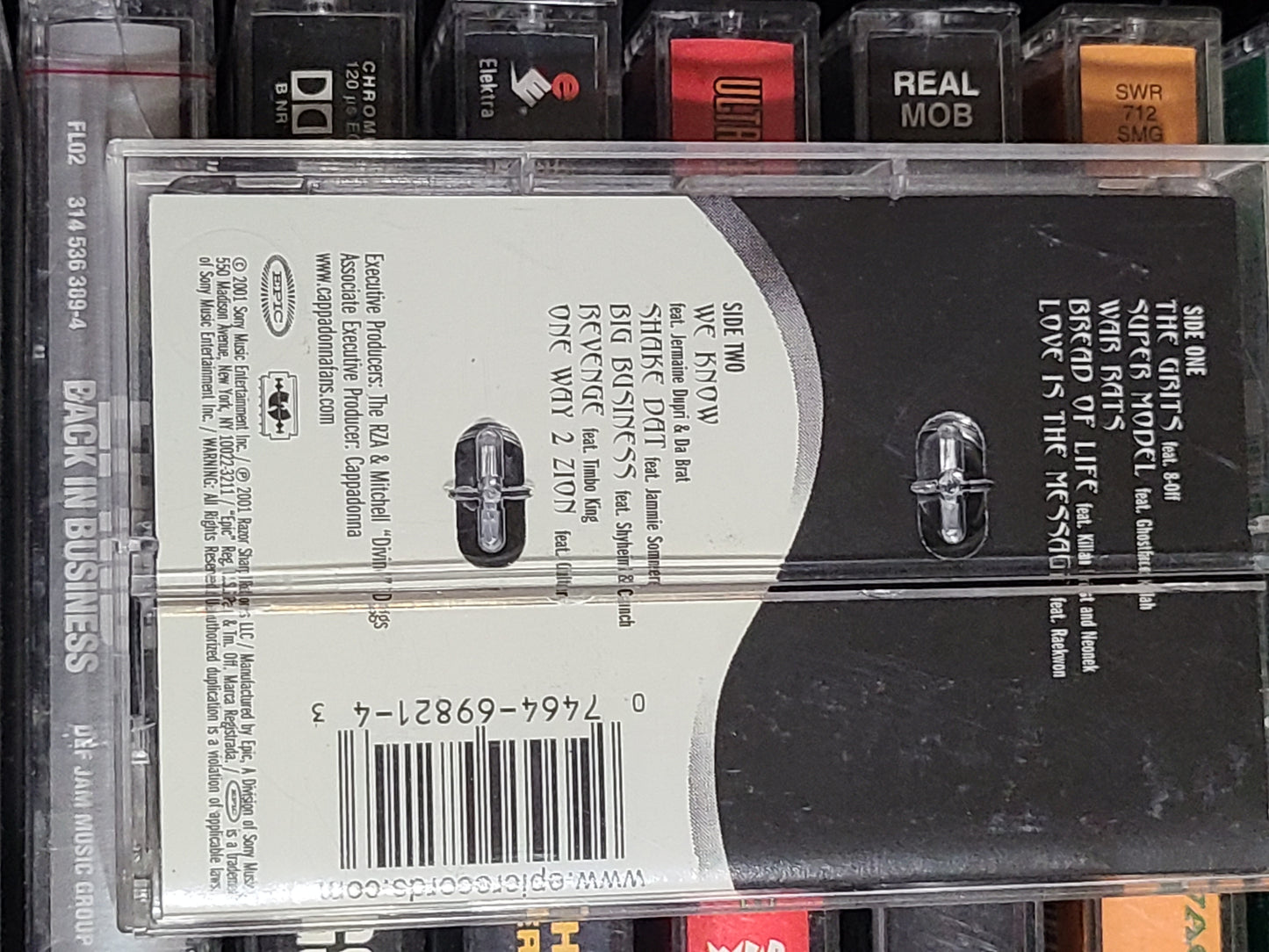 Cappadonna The Yin and the Yang Cassette Tape Wu-tang Rare HTF OOP