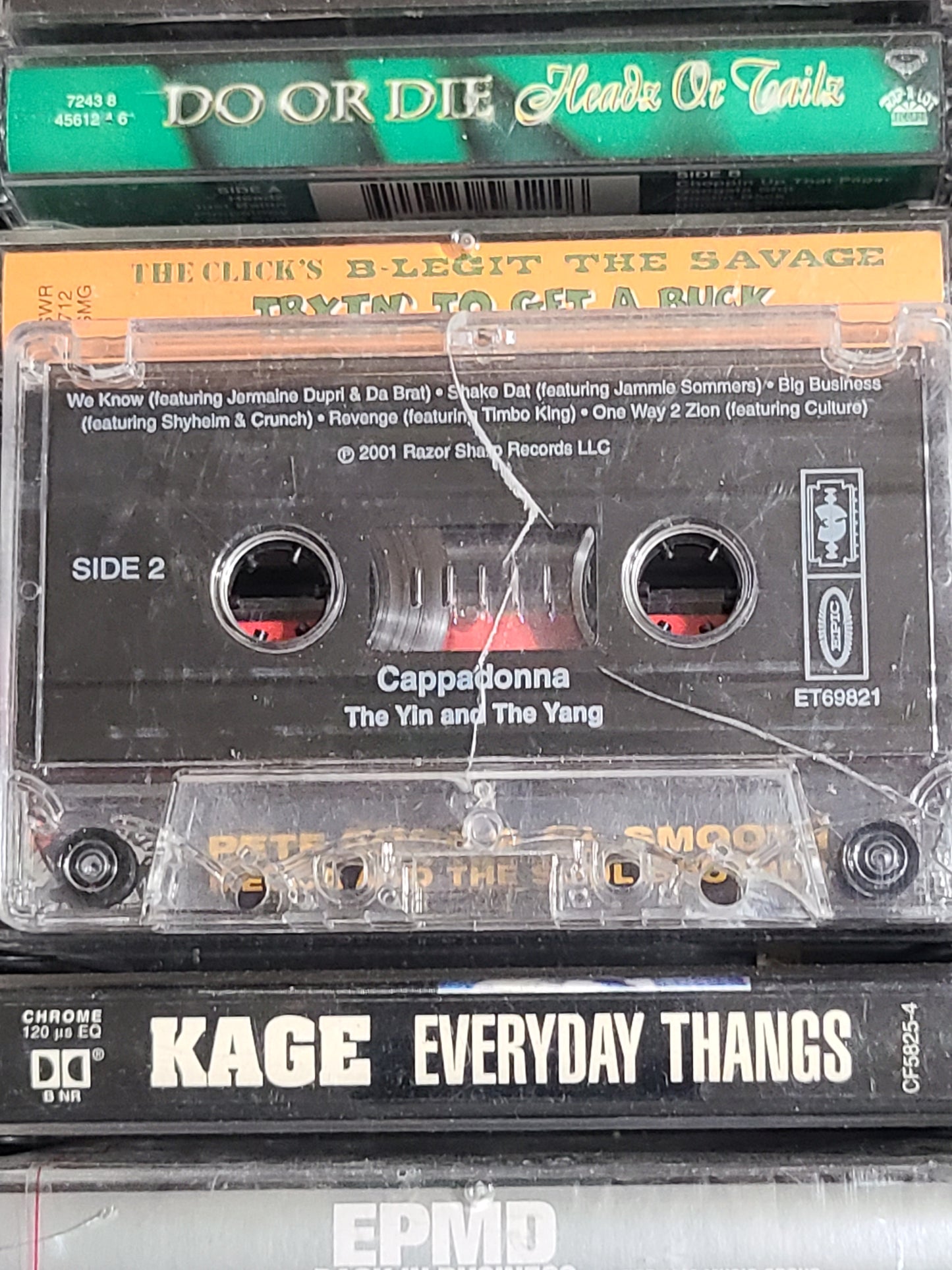 Cappadonna The Yin and the Yang Cassette Tape Wu-tang Rare HTF OOP