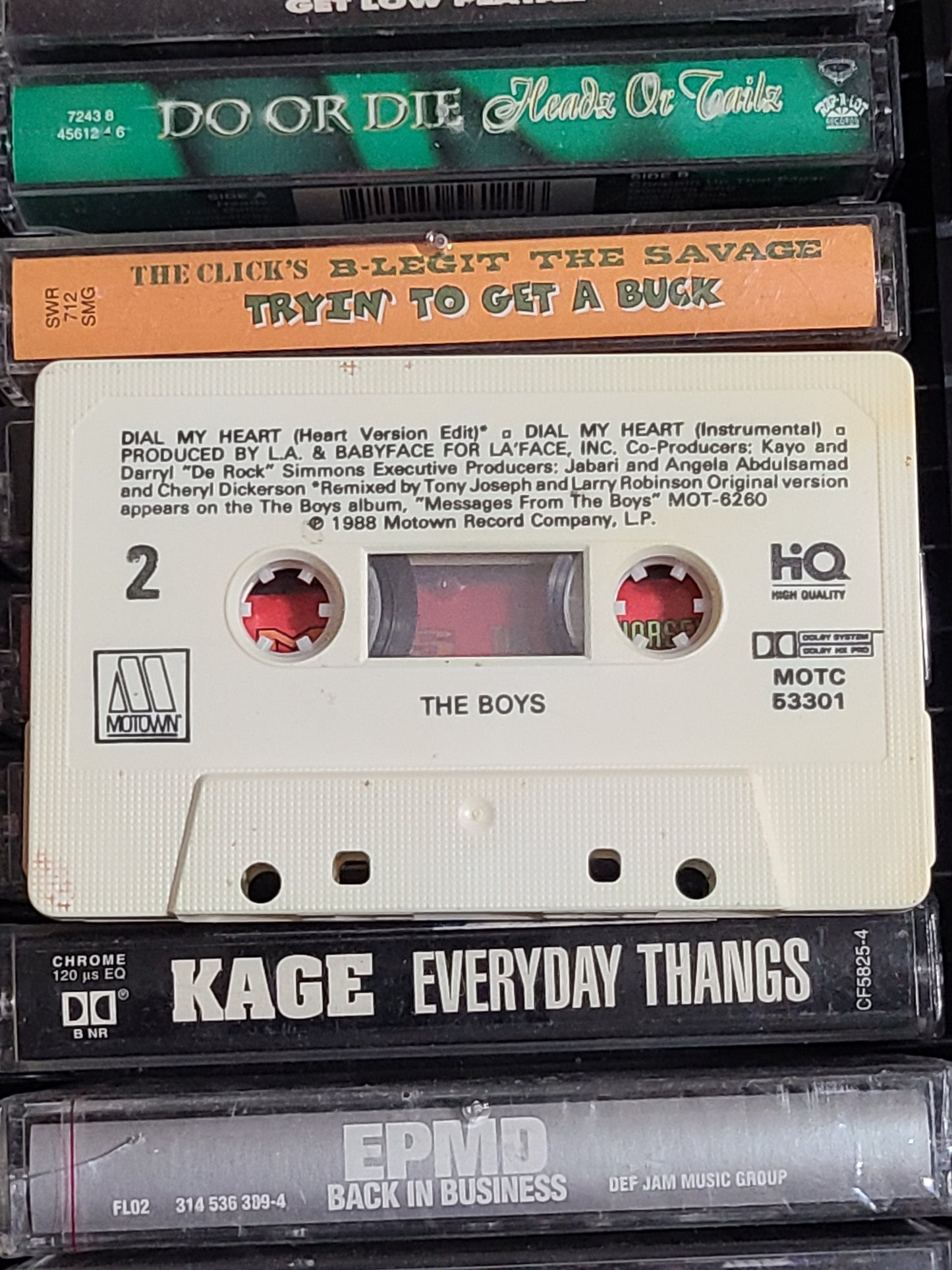 The Boys Dial My Heart Cassette Single