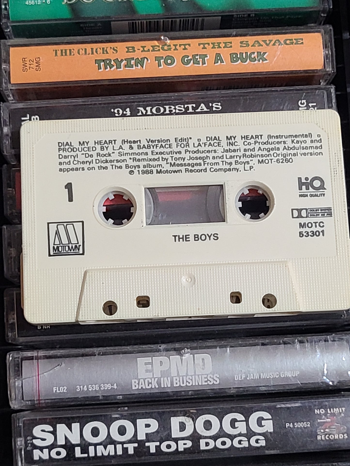 The Boys Dial My Heart Cassette Single