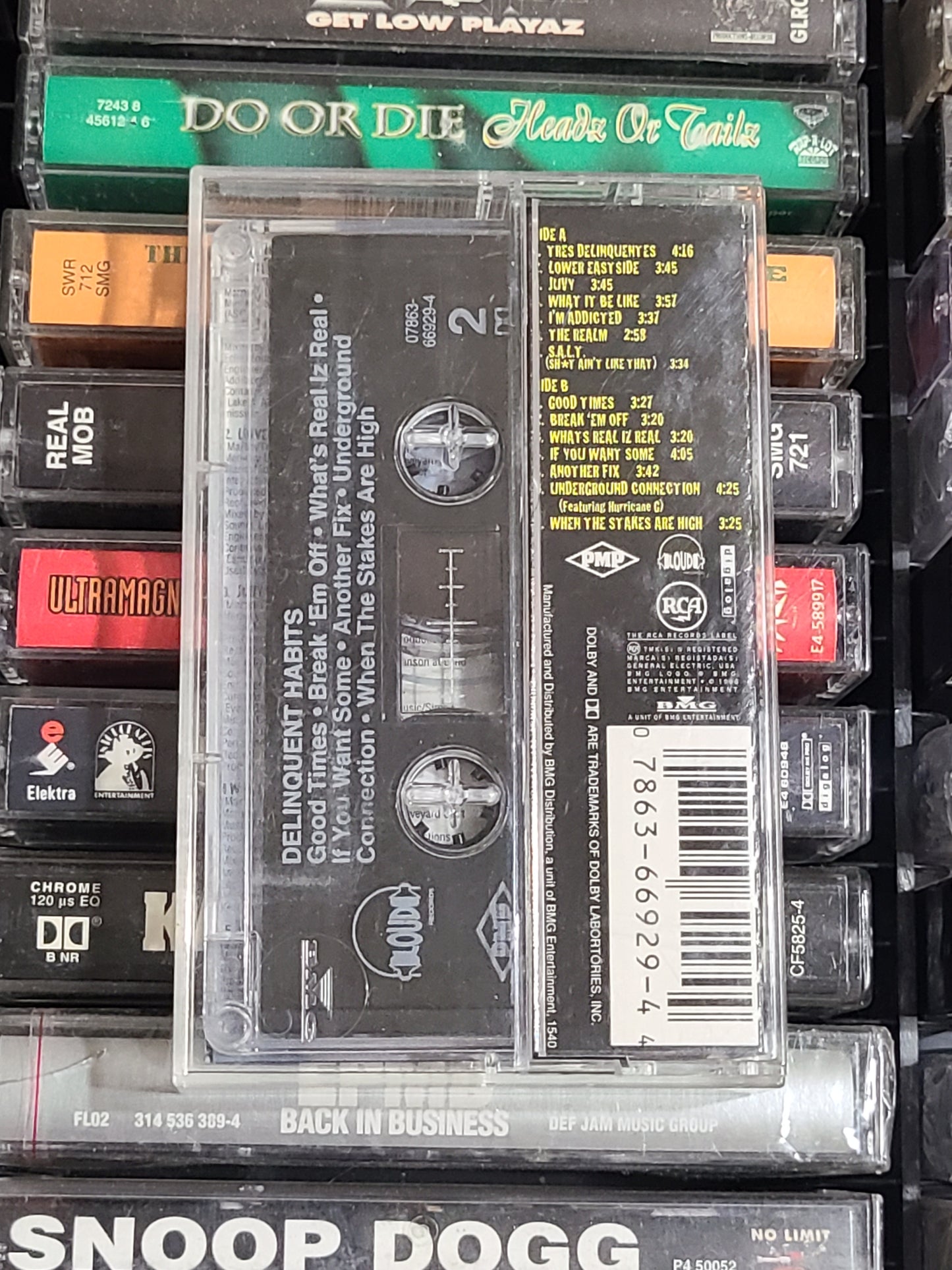 Delinquent Habits Cassette HTF Rare OOP