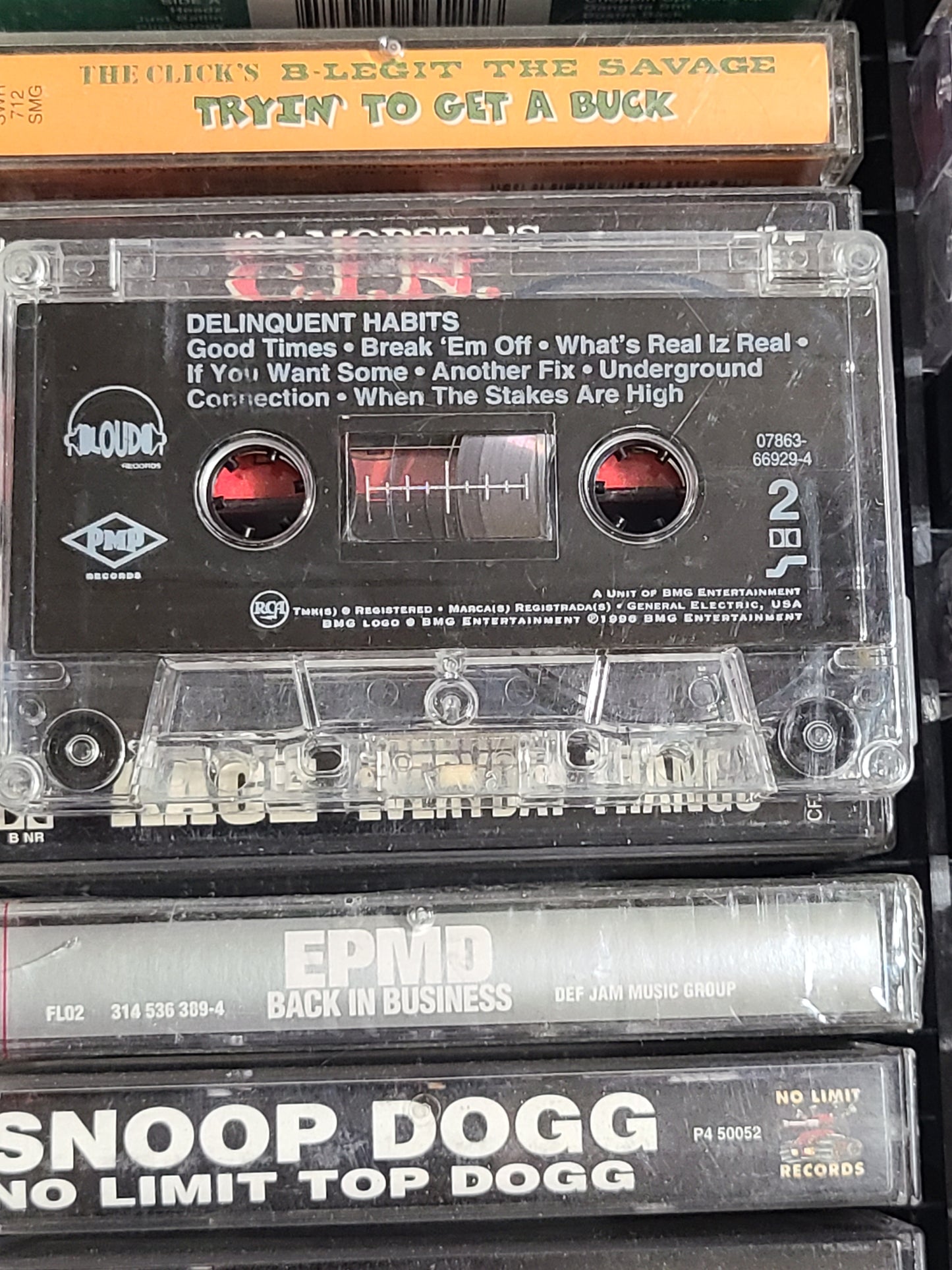 Delinquent Habits Cassette HTF Rare OOP
