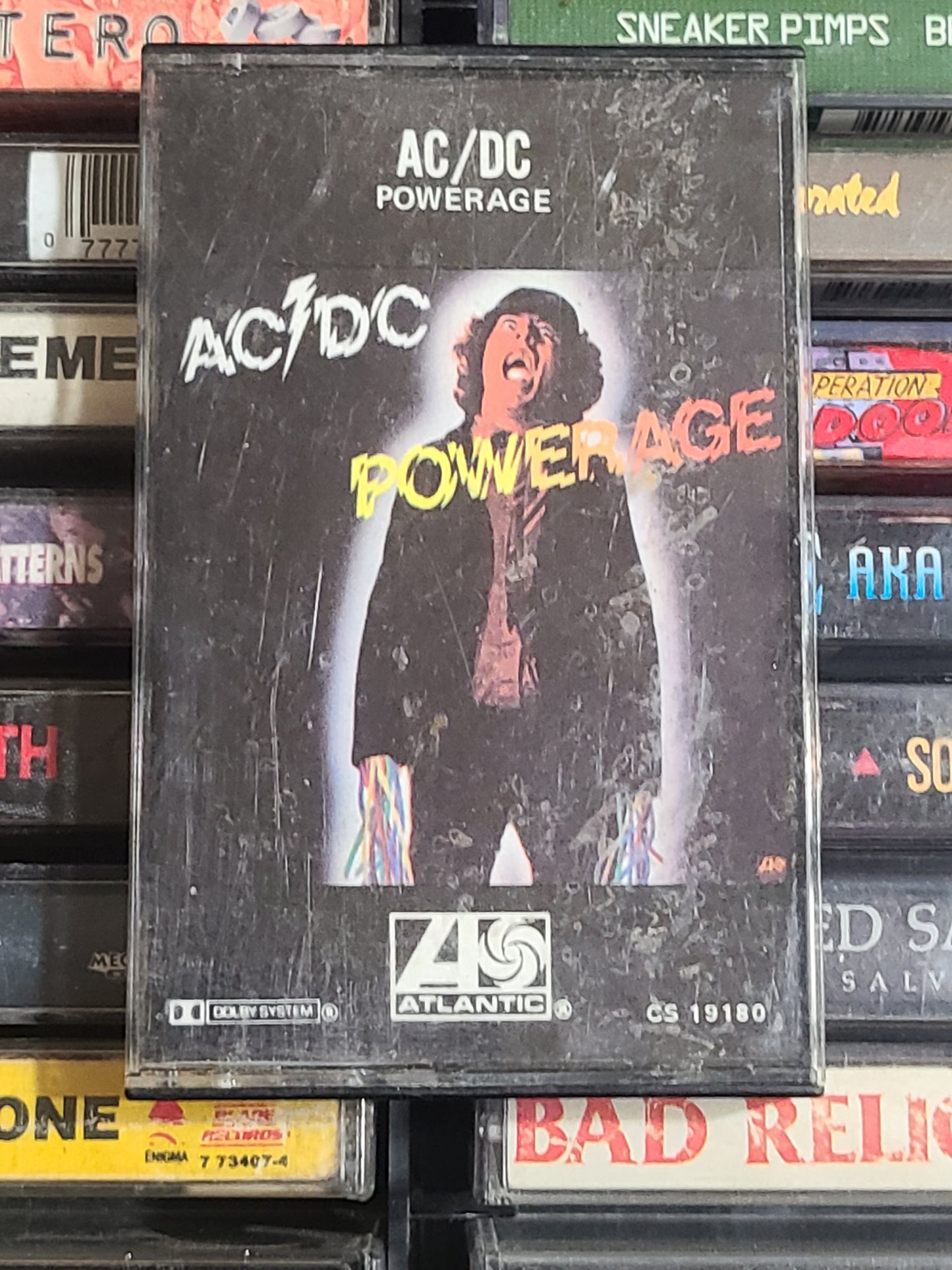 AC/DC Powerage Cassette Tape Metal