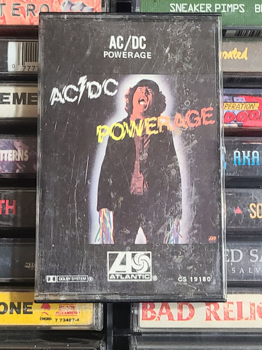 AC/DC Powerage Cassette Tape Metal