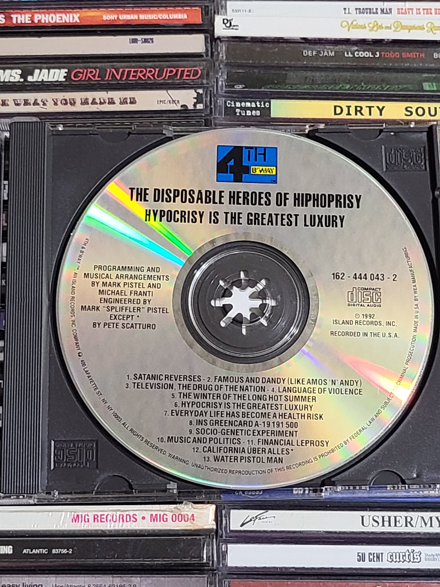 The Disposable Heroes of Hiphoprisy Hypocrisy Is the Greatest Luxury CD