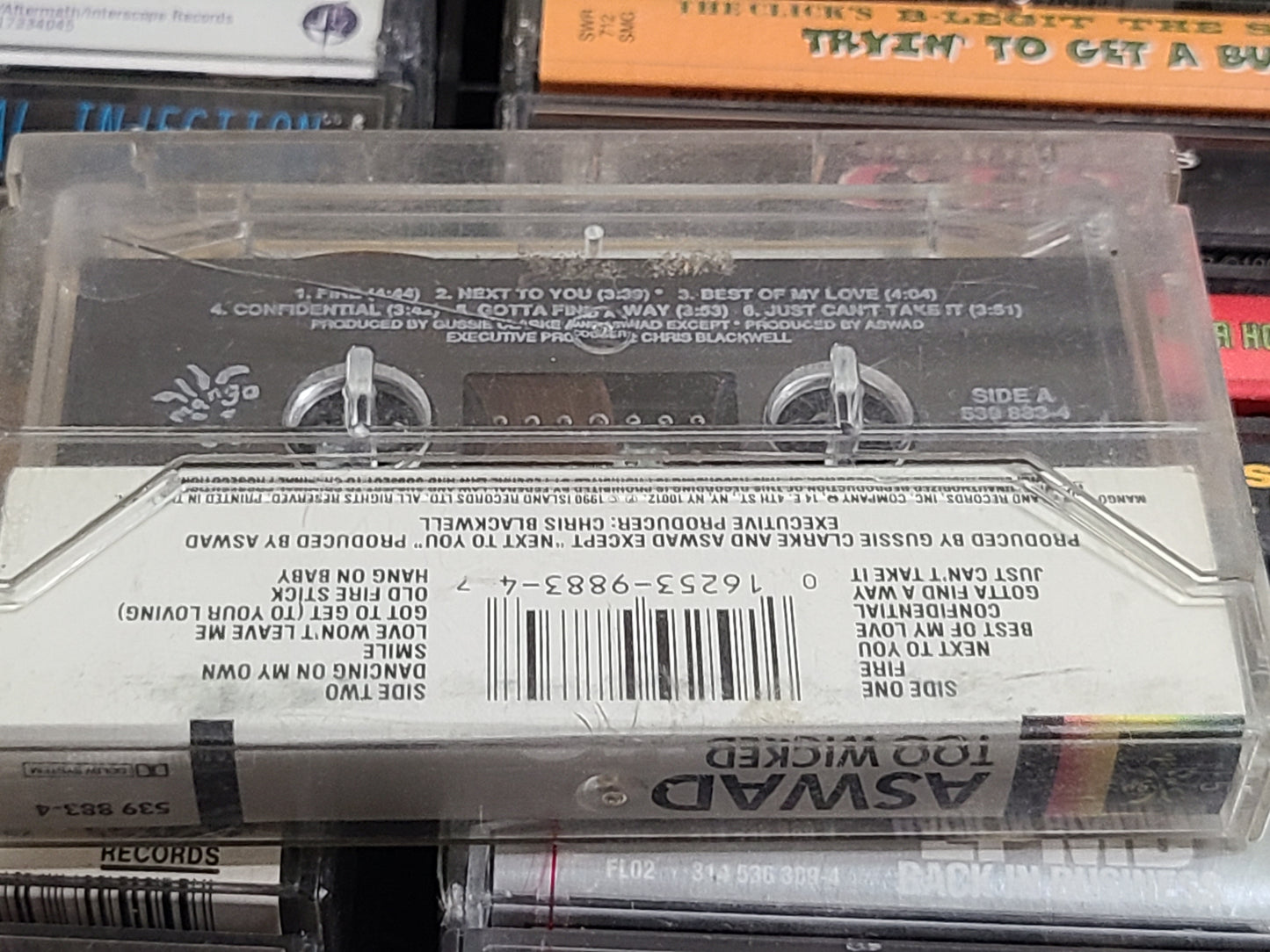 Aswad Too Wicked Cassette