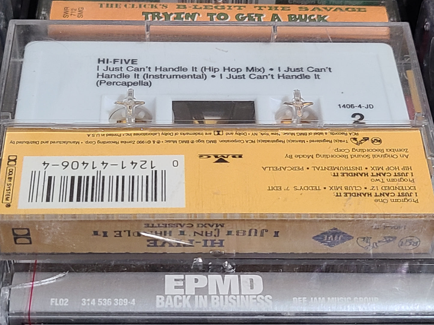 Hi-Five I Just Can't Handle It Cassette Maxi Single