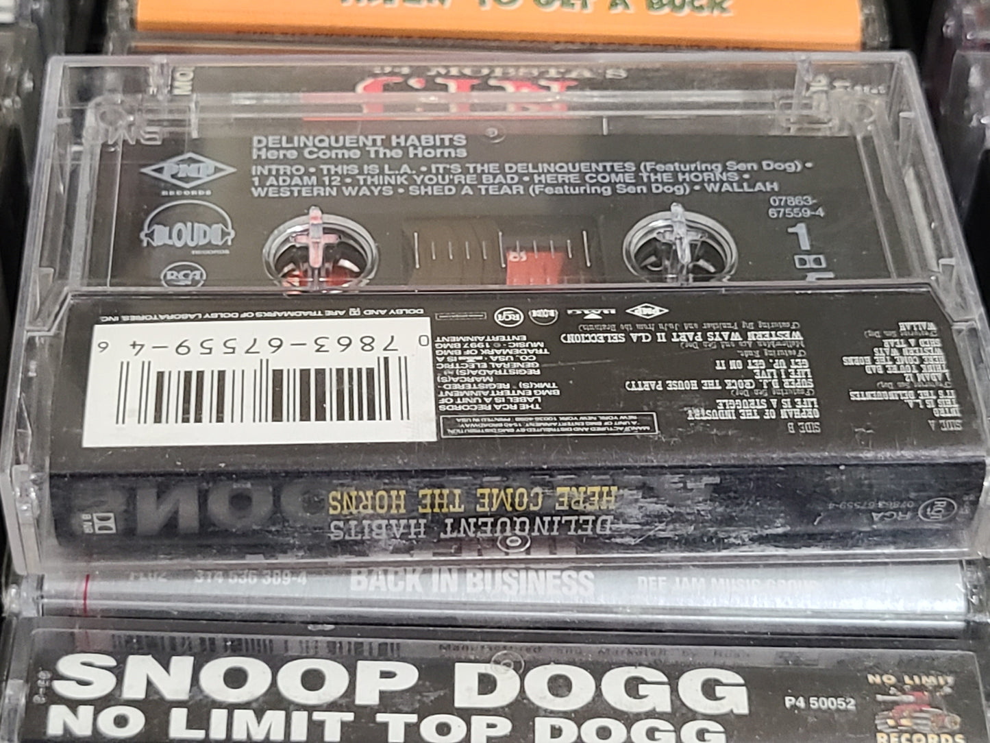 Delinquent Habits Here Come The Horns Cassette Big Pun Rap Rare HTF OOP Sen Dog