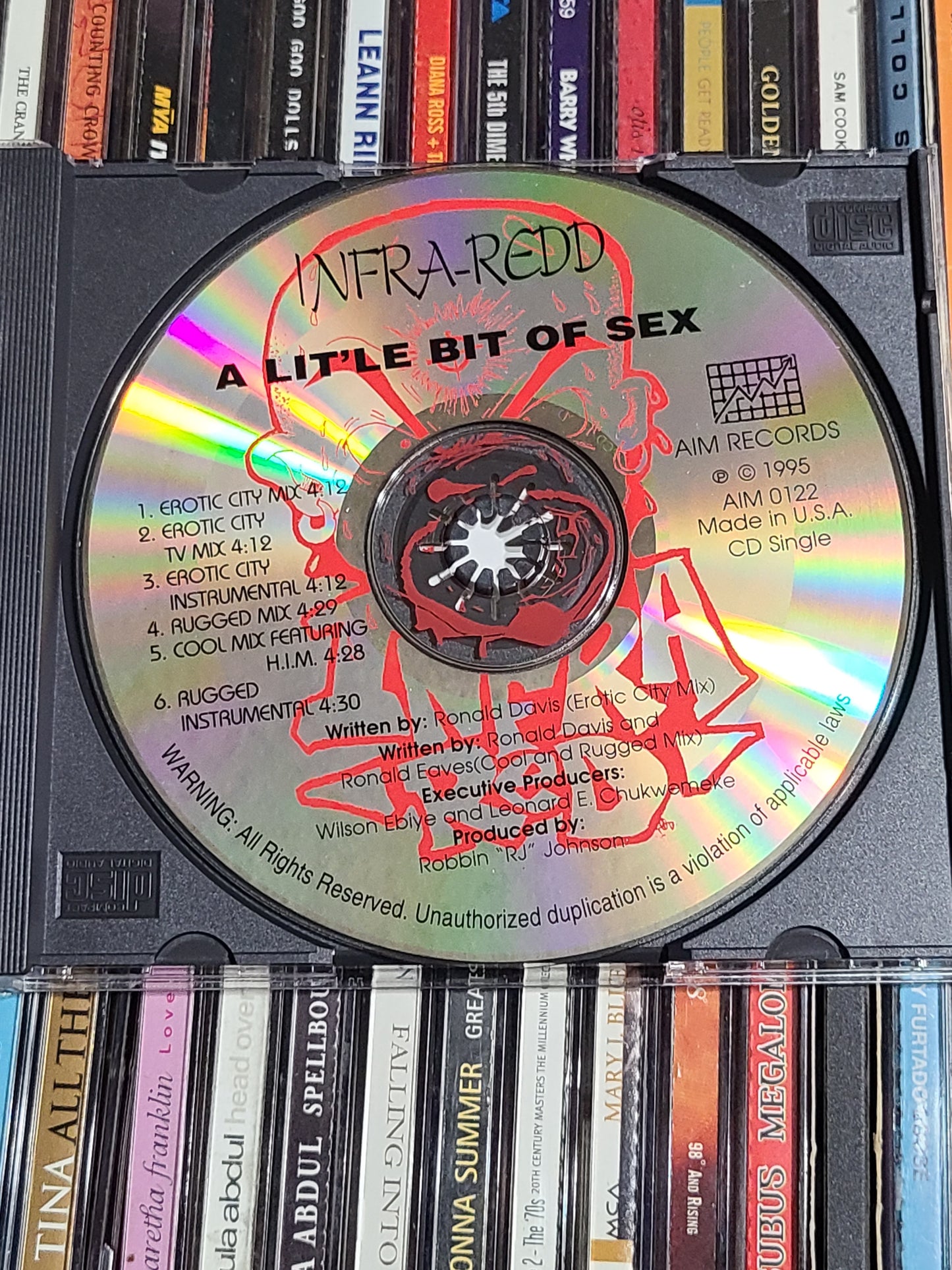 Infra-Redd ‎– A Lit'le Bit Of Sex CD Single Rare HTF OOP