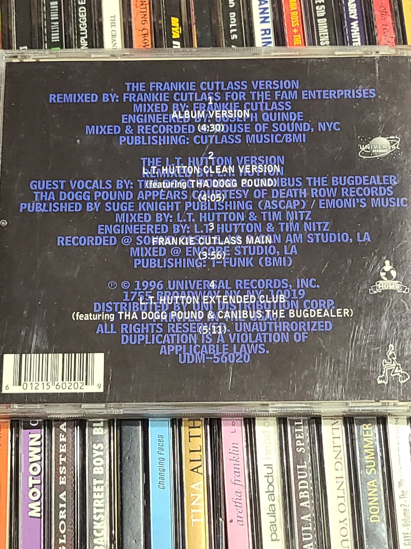 Lost Boyz Music Makes Me High CD Single Dogg Pound LT Hutton Kurupt Daz