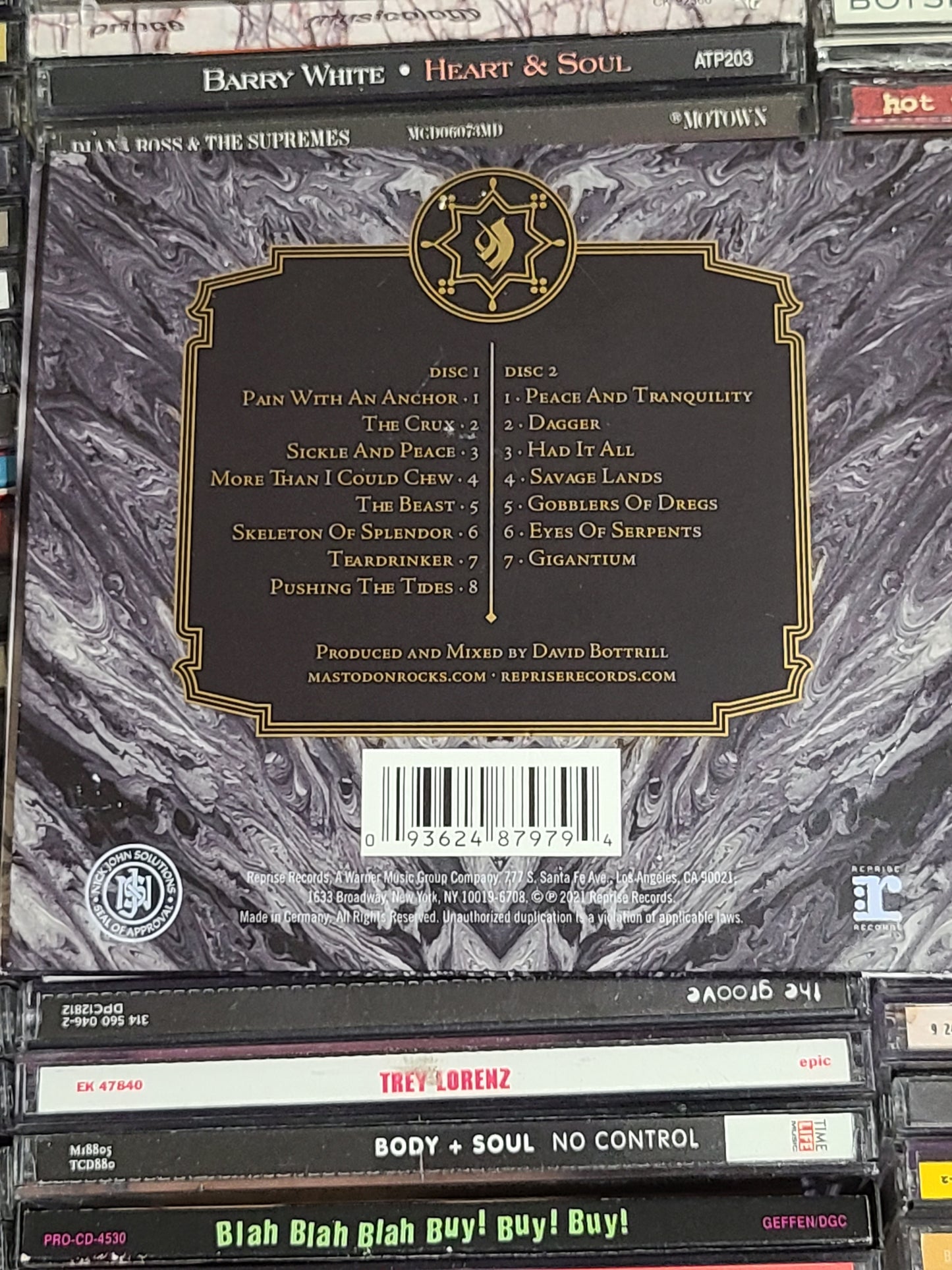 Mastodon Hushed and Grim CD
