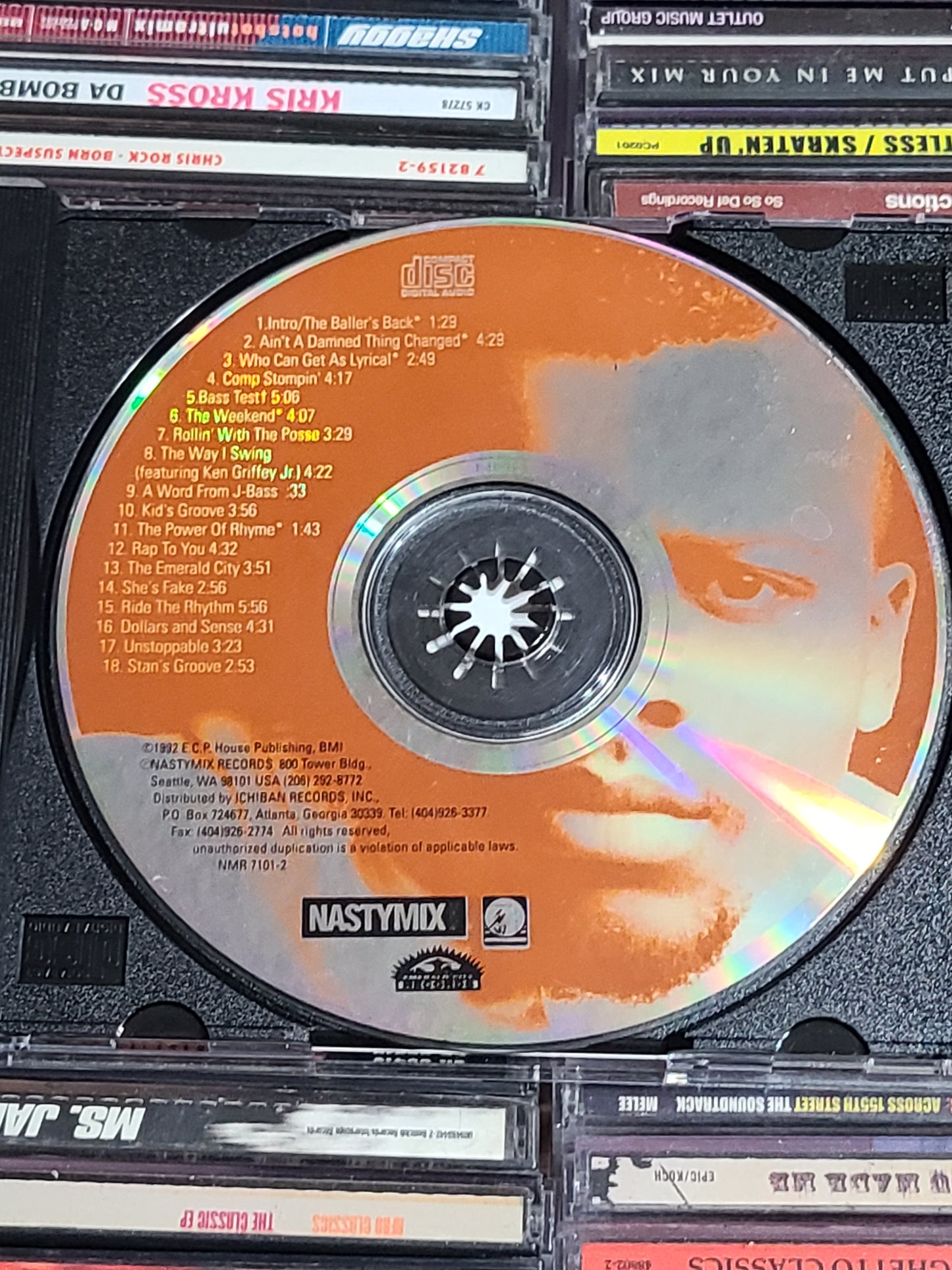 Kid Sensation The Power of Rhyme CD Ken Griffey Jr