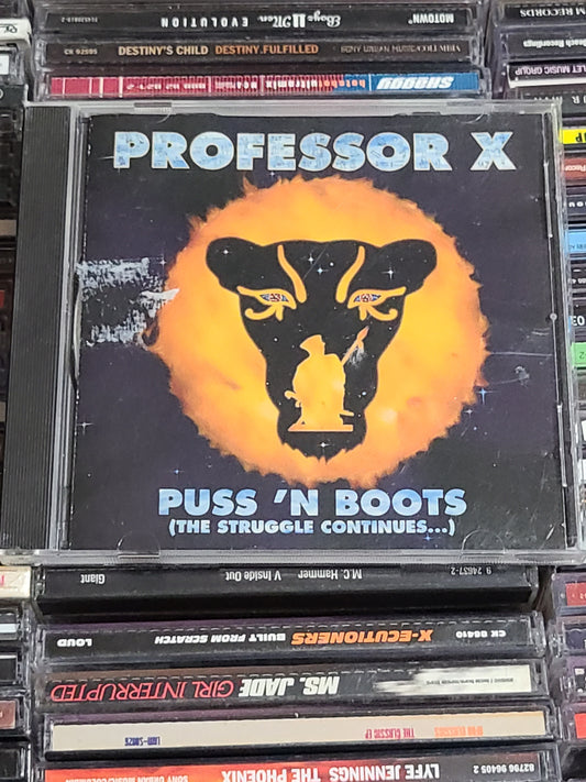 Professor X - Puss 'N Boots (The Struggle Continues...)  CD