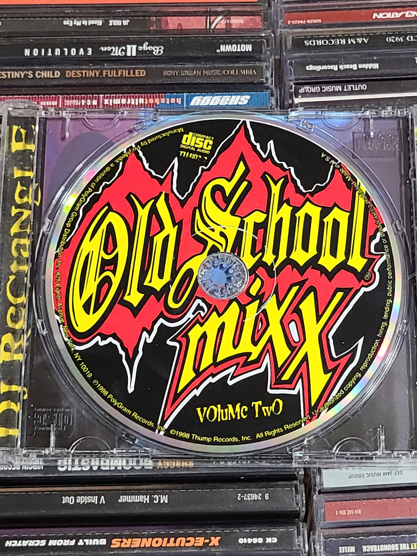 Old School Mixx Vol 2 CD DJ Rectangle Rick James Mary Jane Girls Leon Haywood