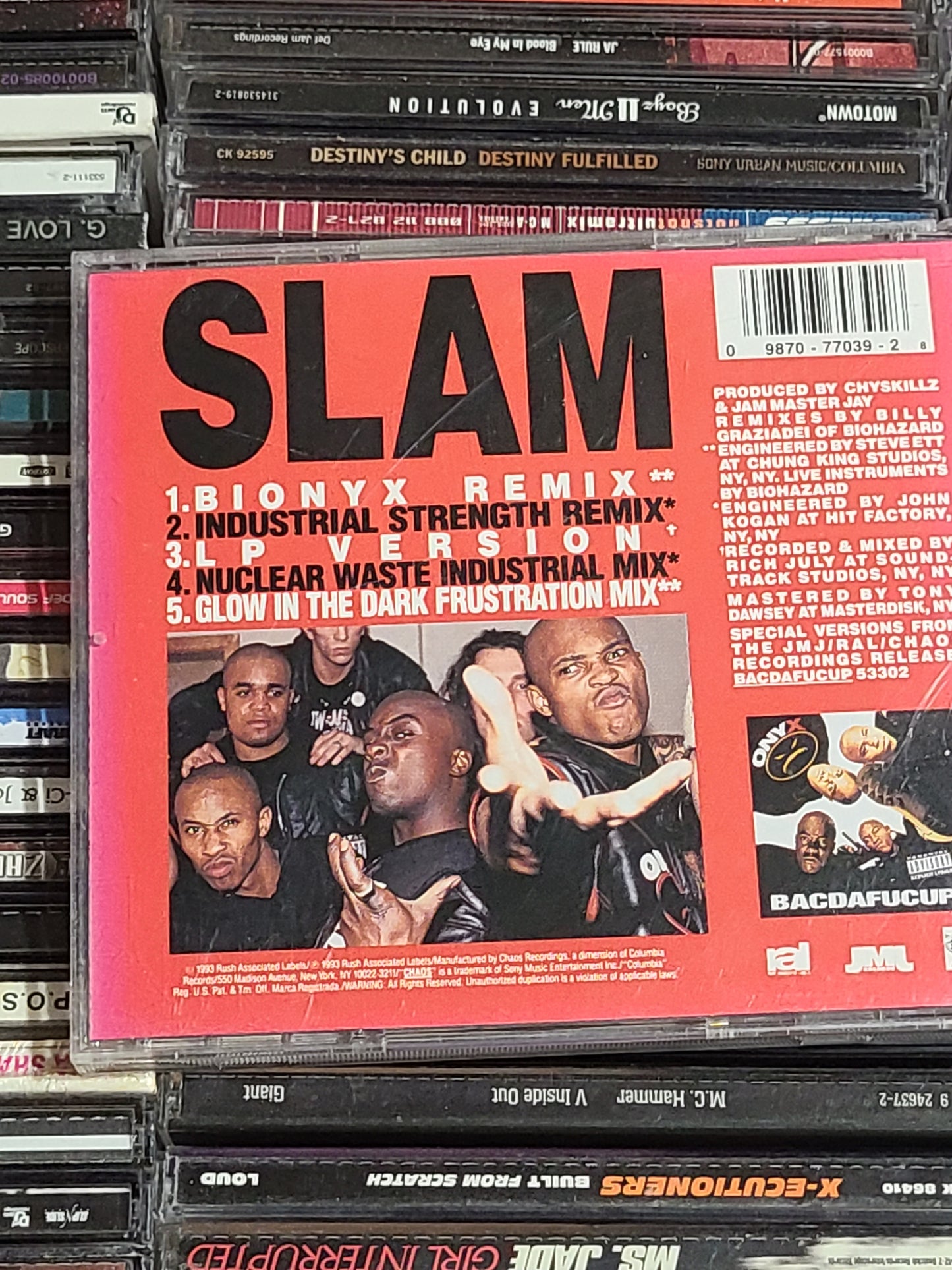 Onyx Slam The Alternatives CD Fredro Starr Sticky Fingaz Jam Master Jay