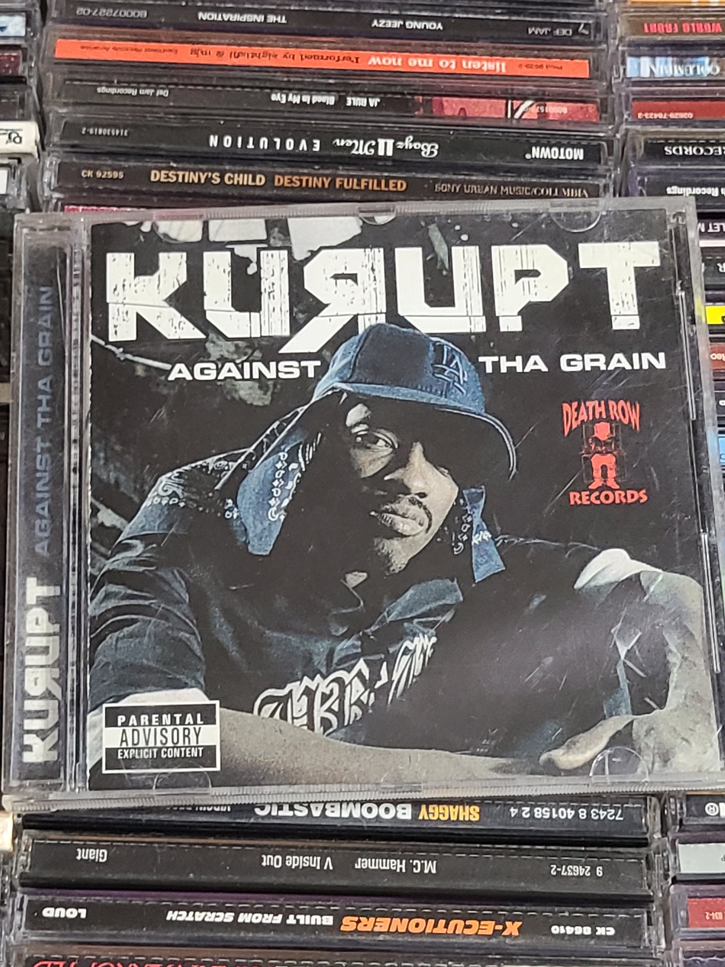 Kurupt Against tha Grain CD 2Pac M.O.P. Death Row Rare HTF OOP
