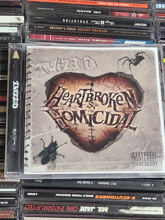 Twiztid Heartbroken and Homicidal CD + Pencil Psychopathic ICP Horrorcore