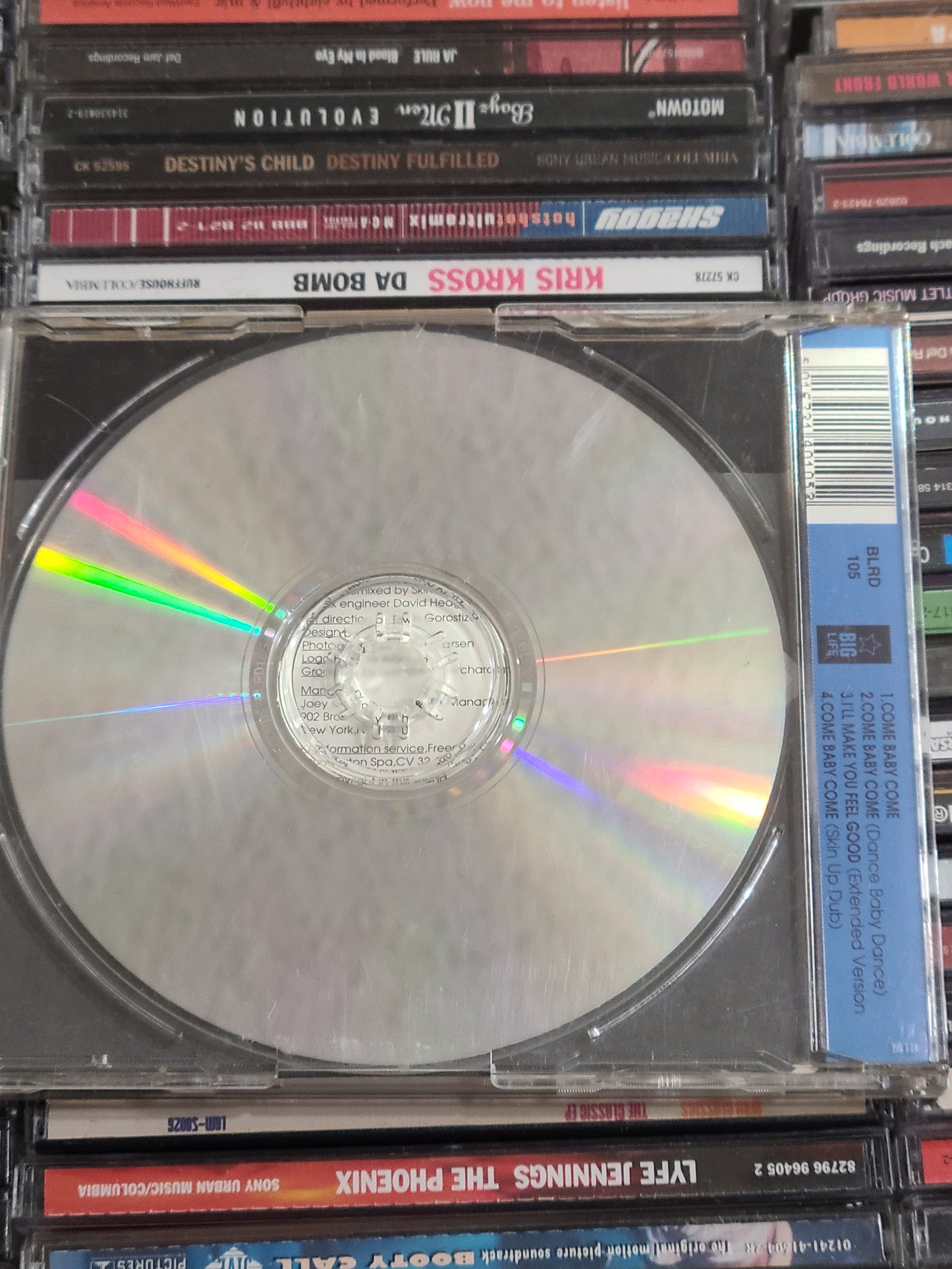 K7 Come Baby Come CD Single Import 4 Track
