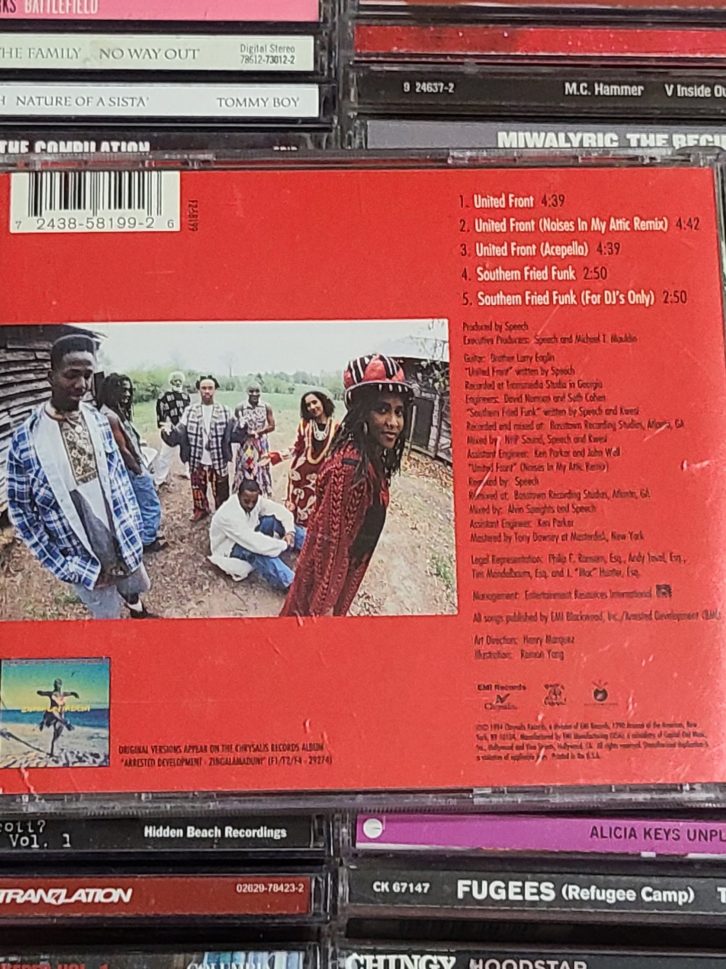 Arrested Development United Front CD Single