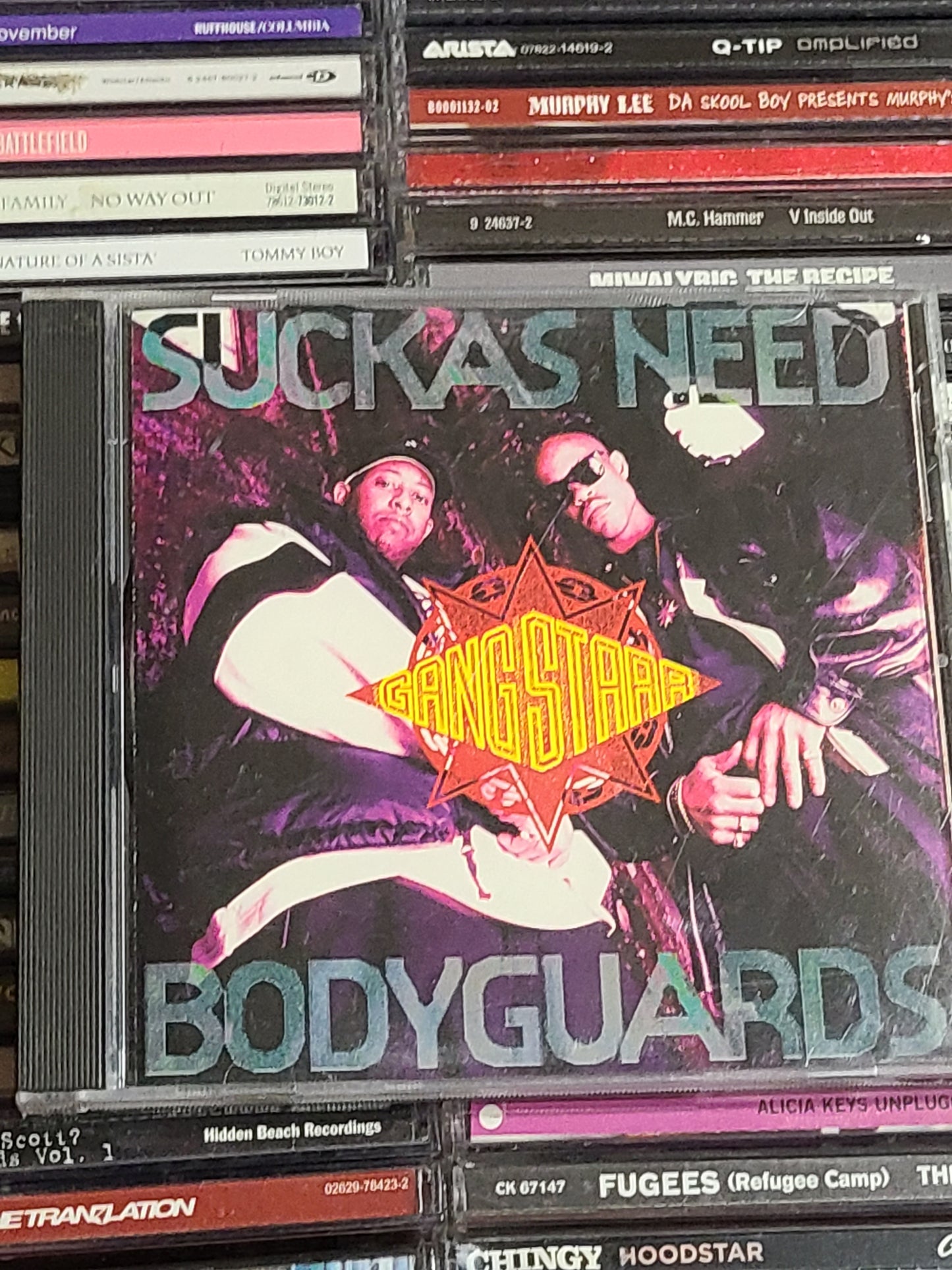 Gang Starr - Suckas Need Bodyguards CD Rare HTF OOP Guru DJ Premier