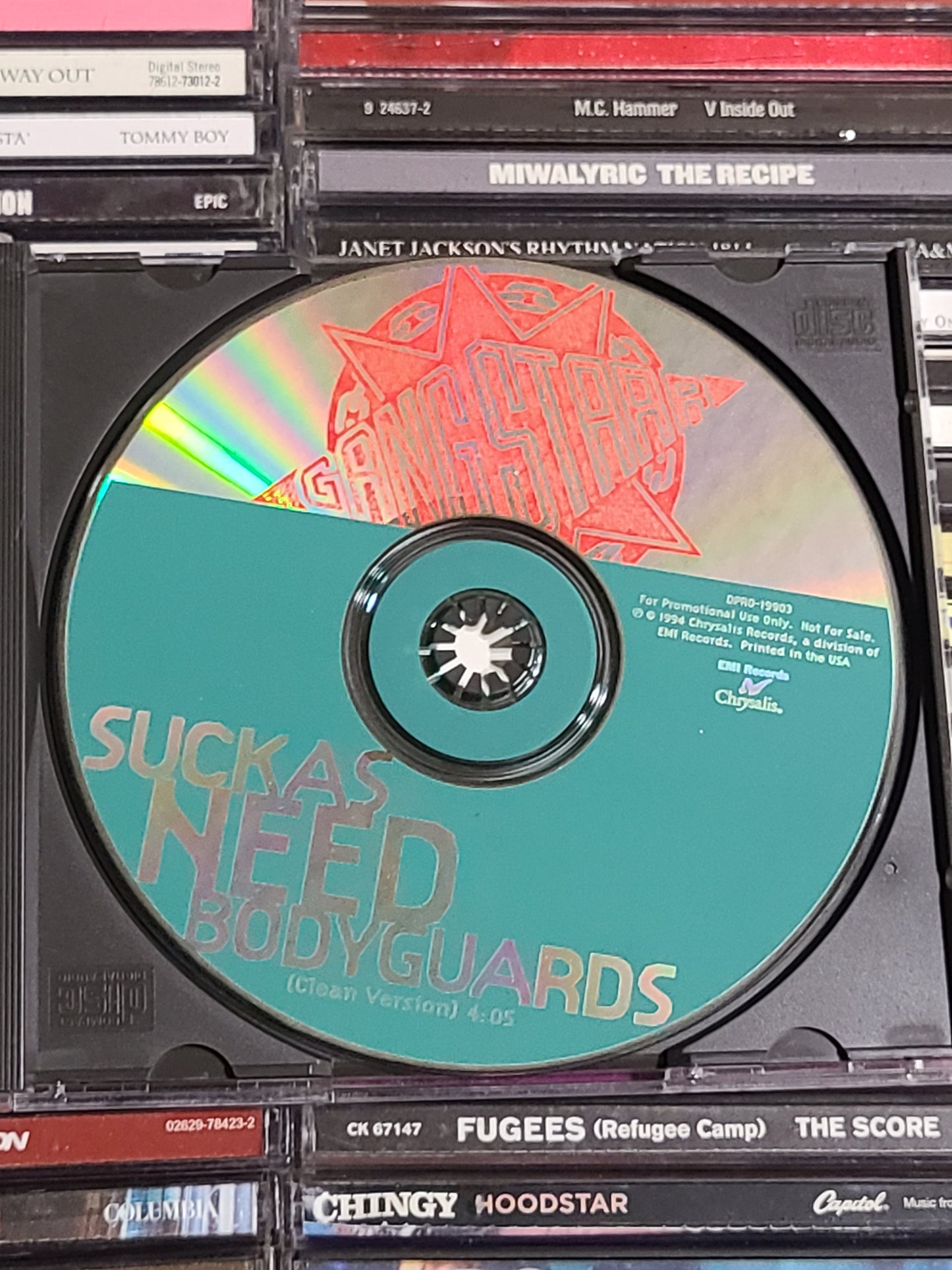Gang Starr - Suckas Need Bodyguards CD Rare HTF OOP Guru DJ Premier