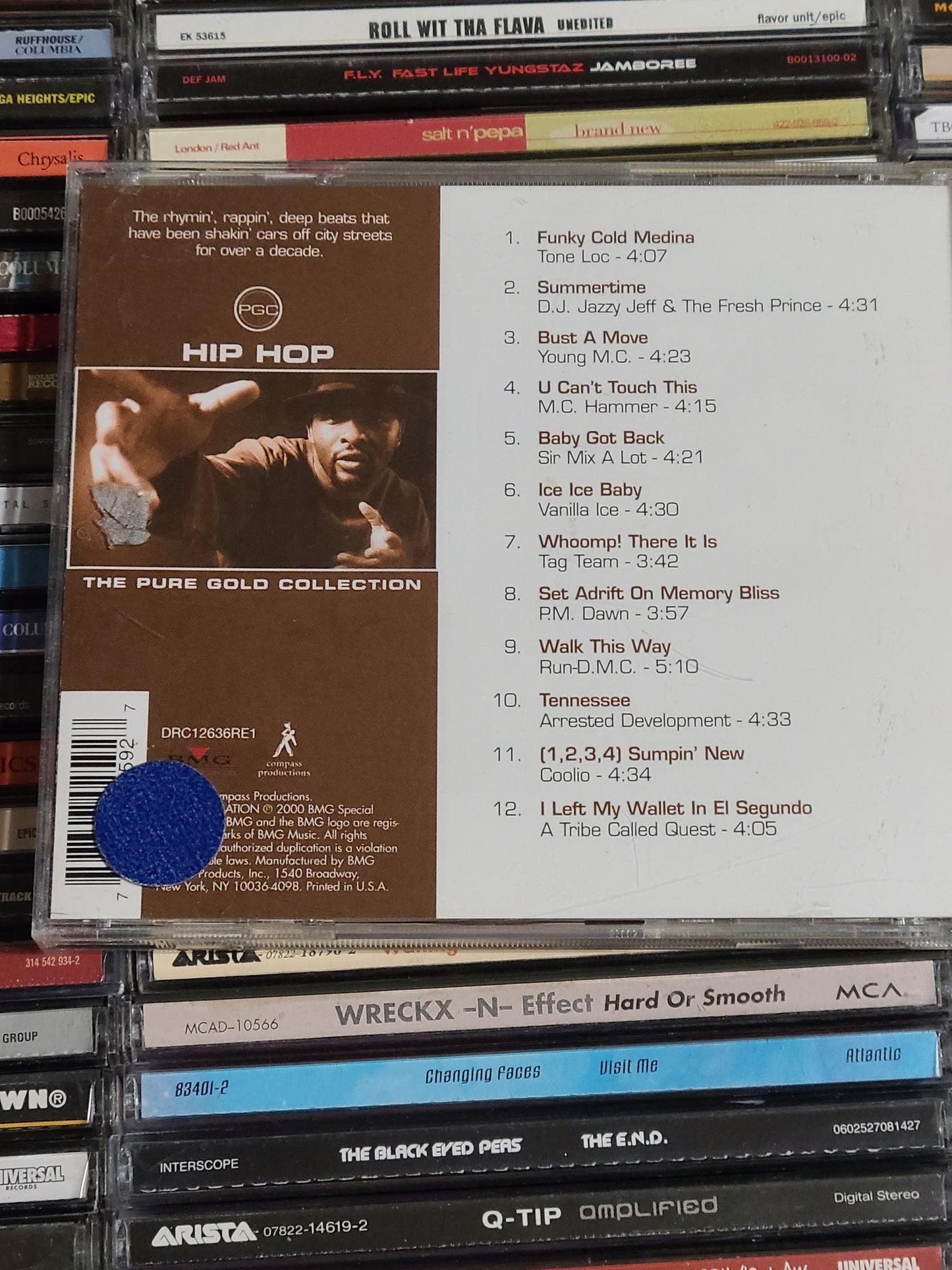 Hip-hop Pure Gold CD Coolio Run DMC PM Dawn Tribe Called Quest MC Hammer