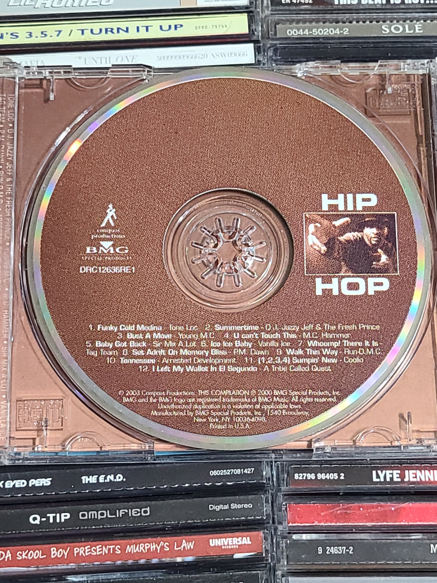 Hip-hop Pure Gold CD Coolio Run DMC PM Dawn Tribe Called Quest MC Hammer