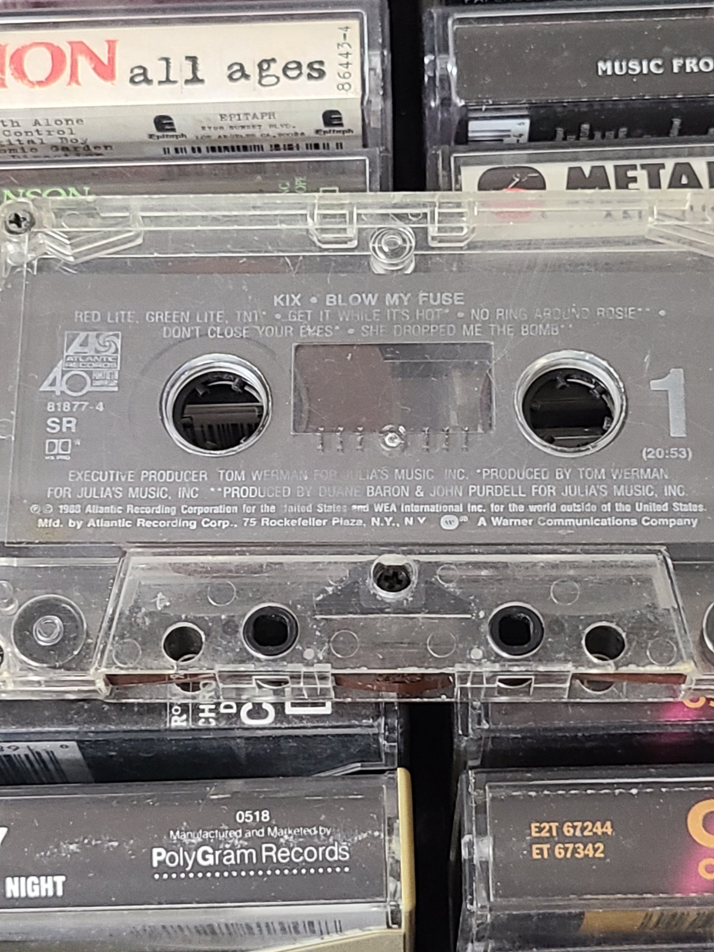 Kix Blow My Fuse Cassette