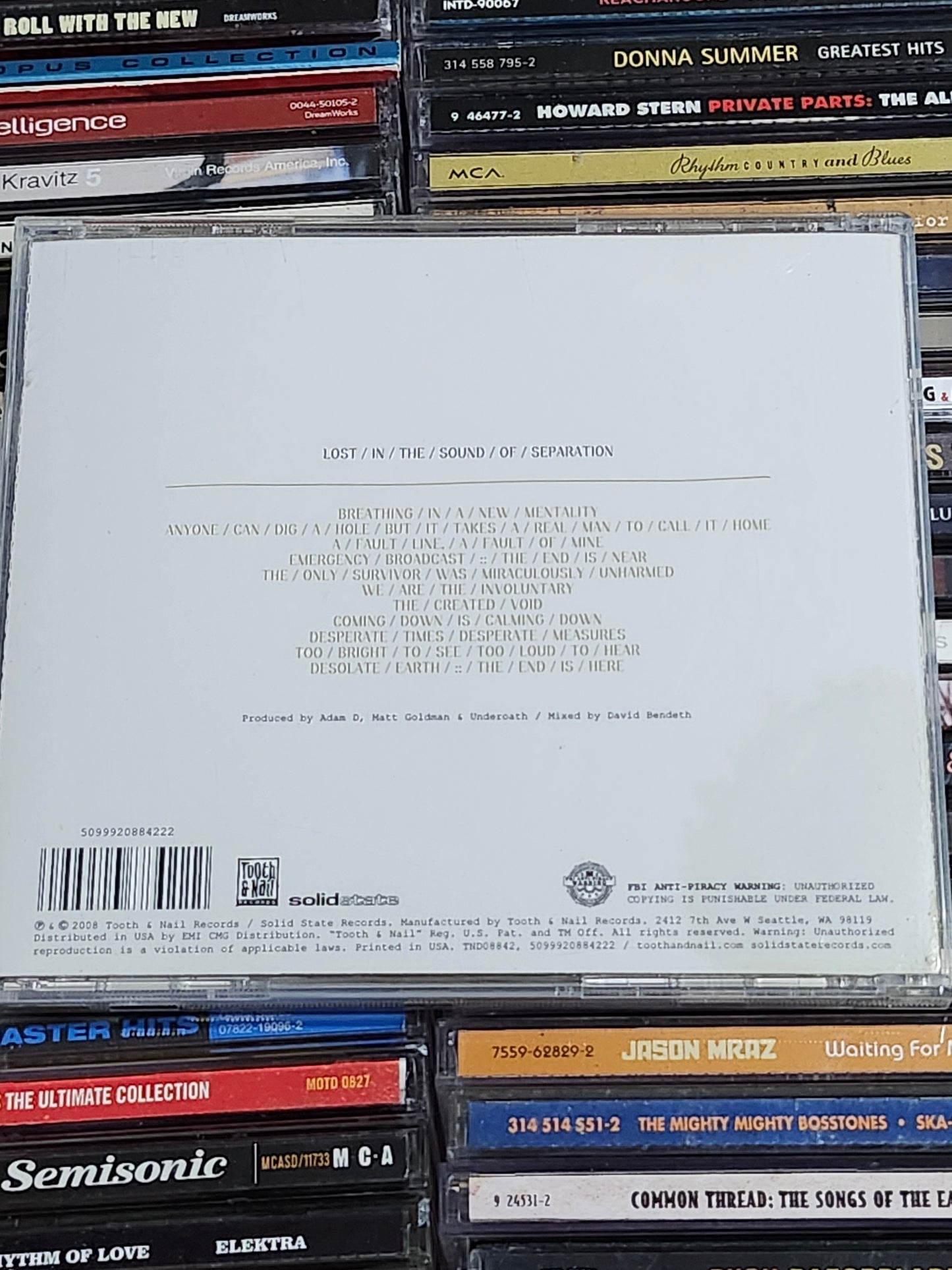 Underoath Lost In The Sound Of Separation CD