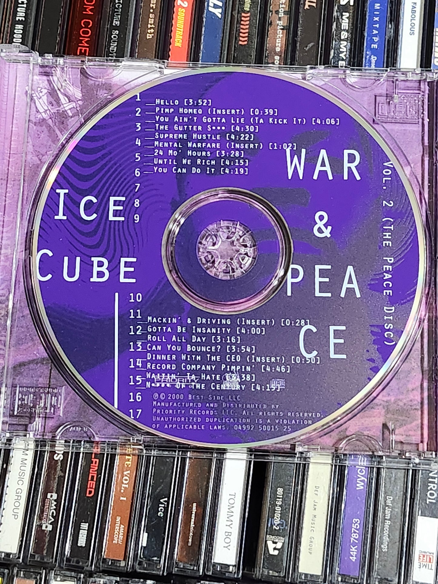War & Peace, Vol. 2: The Peace Disc Ice Cube DR Dre MC Ren Krayzie Bone