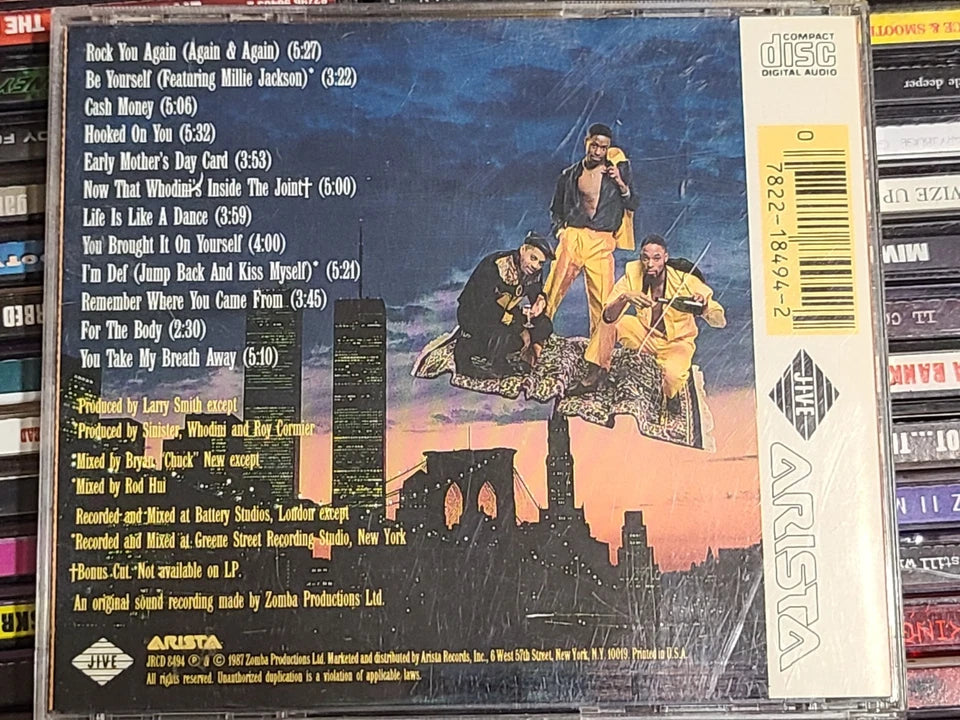 Whodini Open Sesame CD