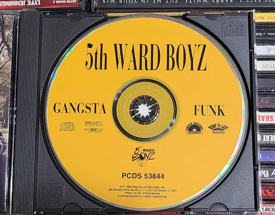 5th Ward Boyz - Gangsta Funk CD