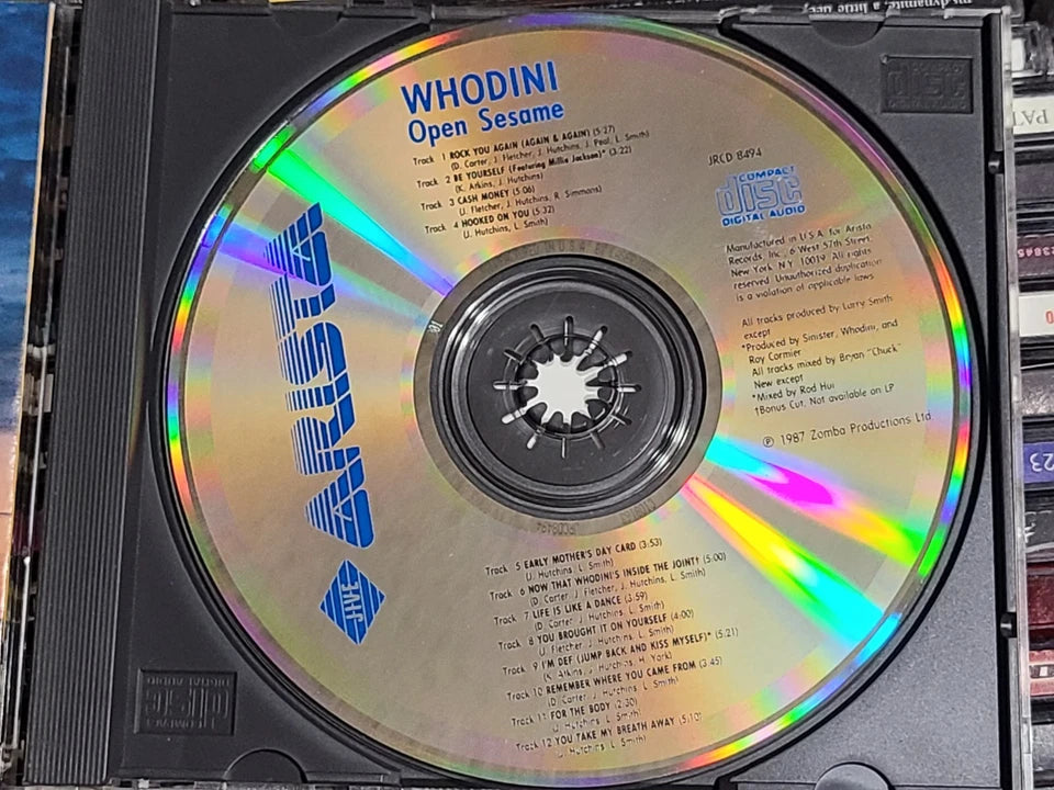 Whodini Open Sesame CD