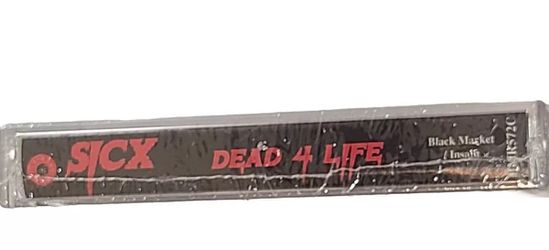 Sicx Dead 4 Life Cassette Black Market Brotha Lynch Rare HTF OOP Cali Rap